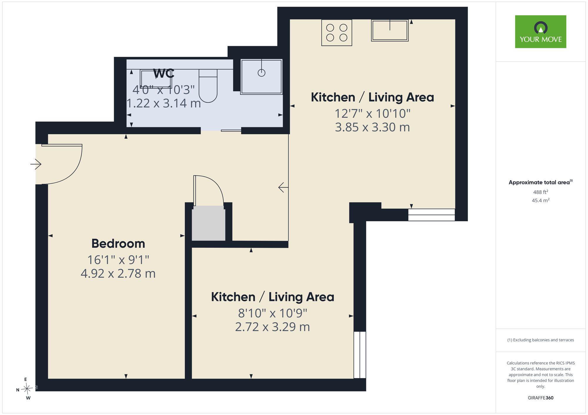 Floorplan of Flat to rent, High Street, Hornchurch, RM12
