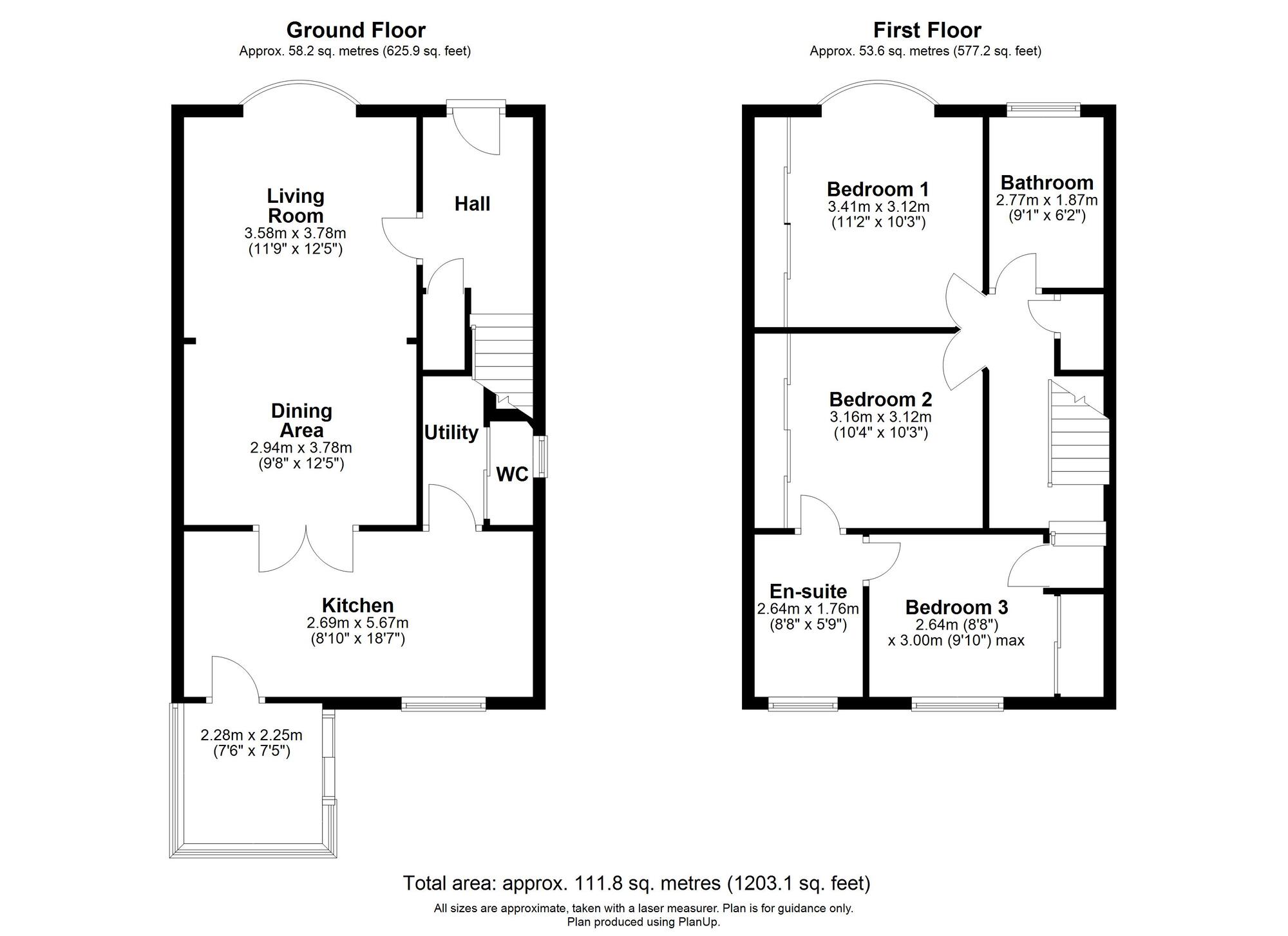 Floorplan of 3 bedroom Semi Detached House for sale, Pear Tree Terrace, Chopwell, Tyne and Wear, NE17