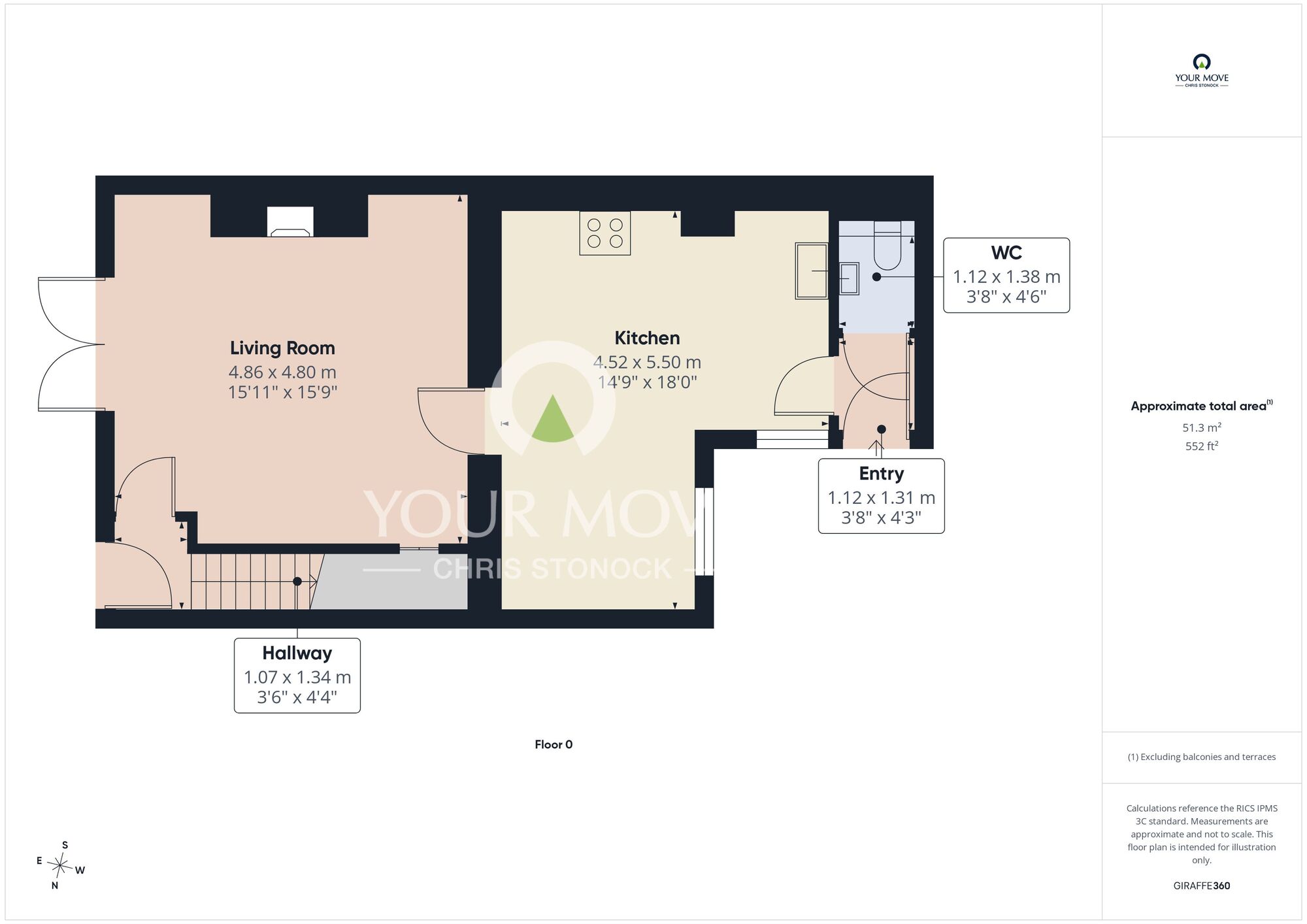 Floorplan of 3 bedroom Mid Terrace House for sale, Albert Street, Victoria Garesfield, Tyne and Wear, NE39