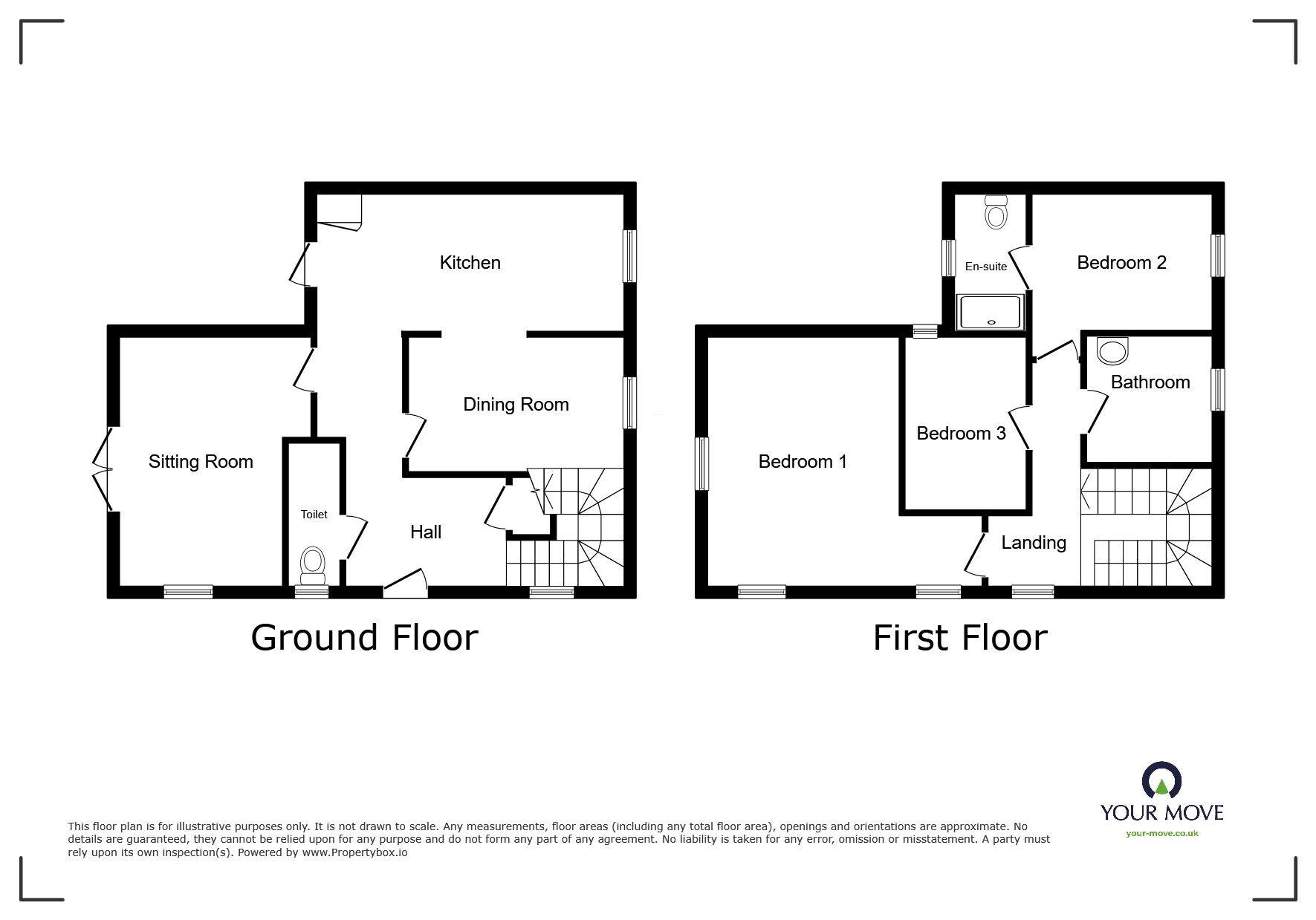 Floorplan of 3 bedroom Detached House for sale, Reams Way, Kemsley, Kent, ME10