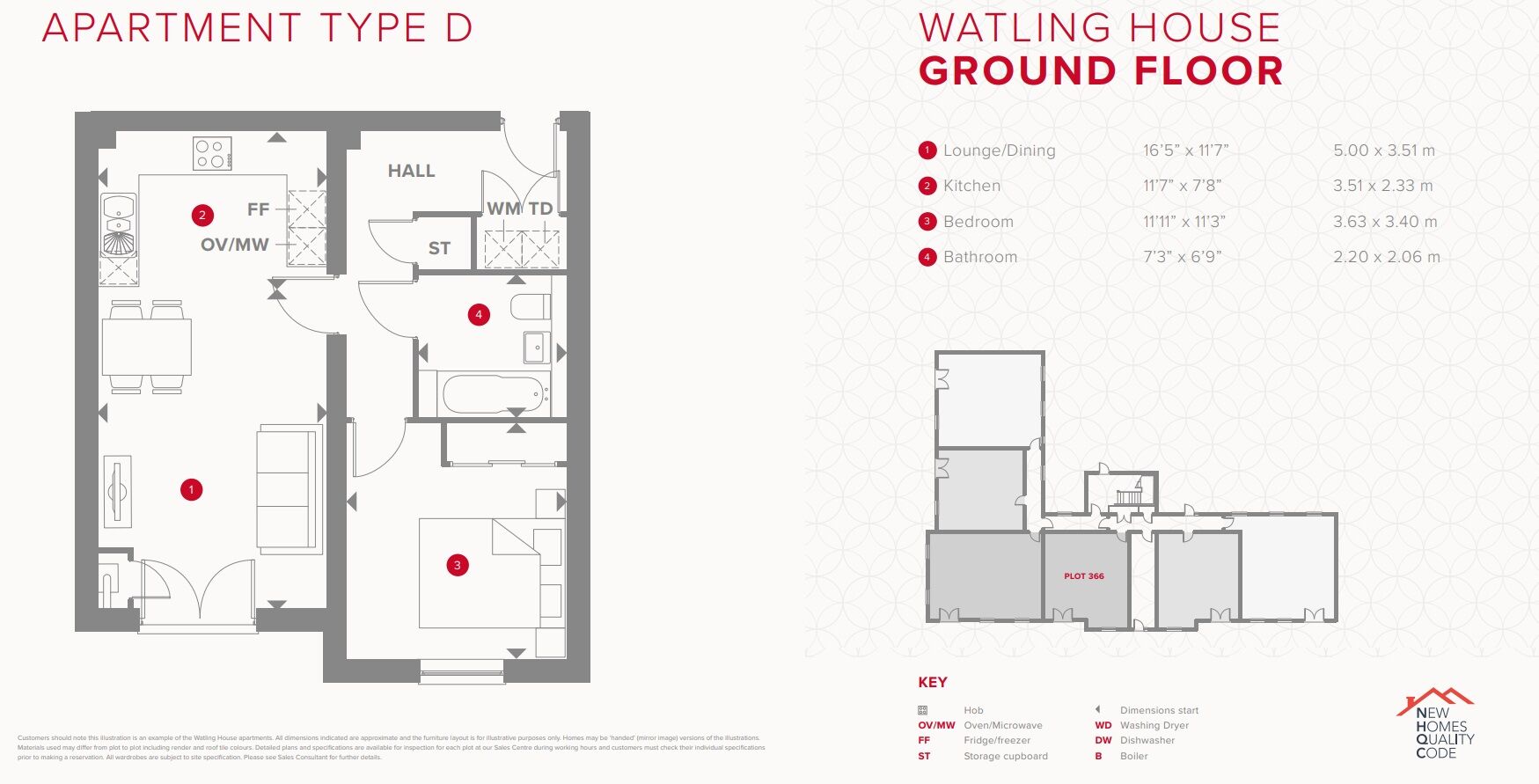 Floorplan of 1 bedroom  Flat to rent, Henshaws Vale, Sittingbourne, Kent, ME10