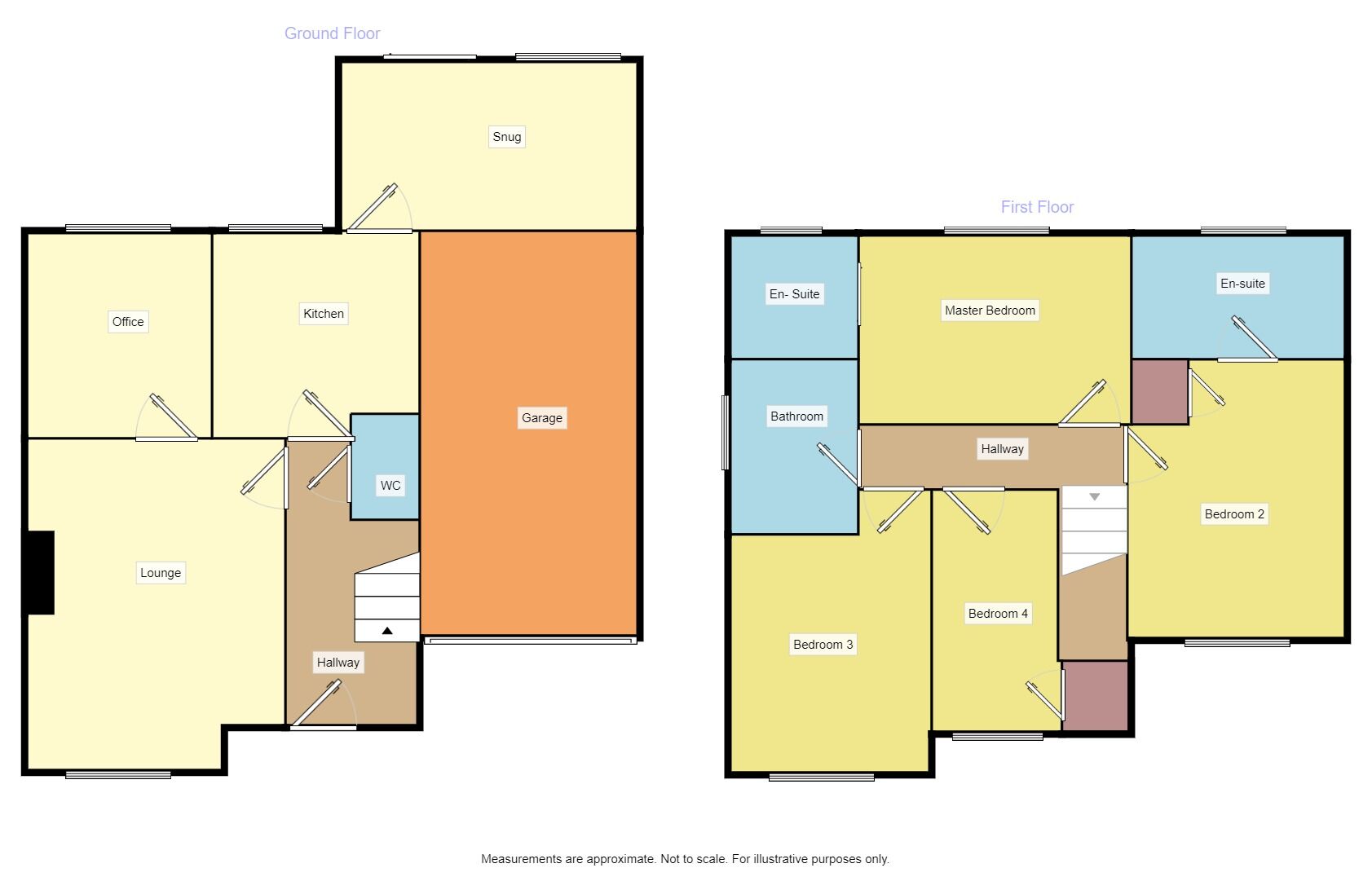 Floorplan of 4 bedroom Detached House to rent, Recreation Way, Kemsley, Kent, ME10