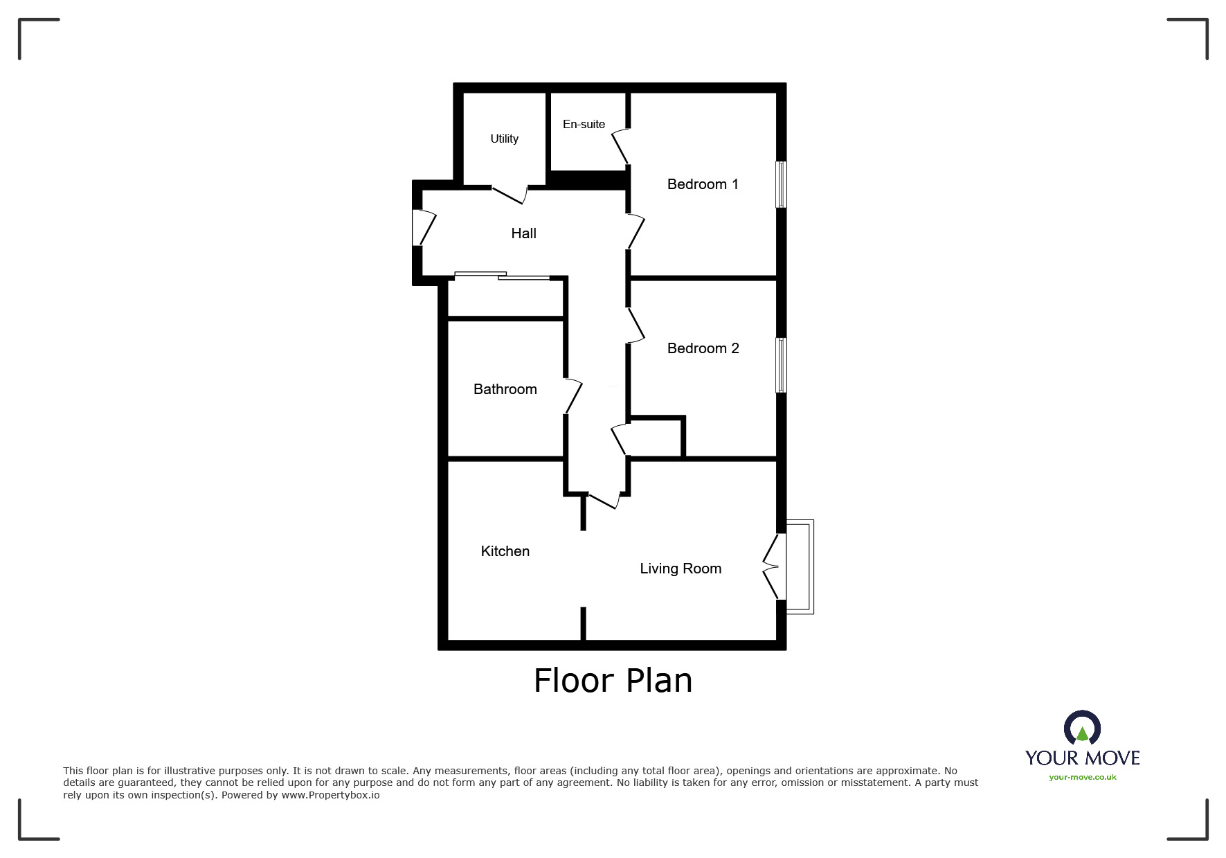 Floorplan of 2 bedroom  Flat to rent, Diamond Close, Sittingbourne, Kent, ME10