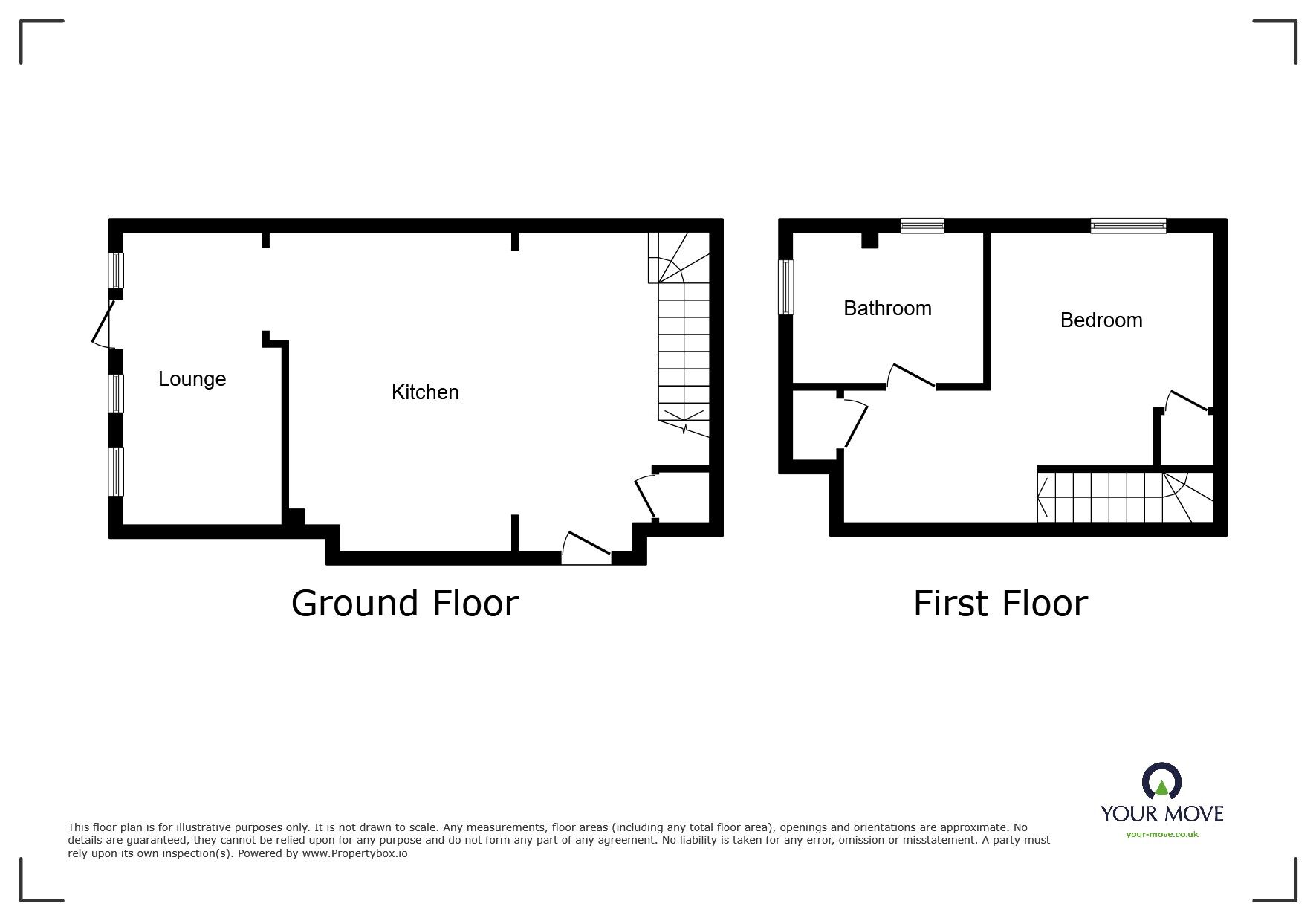 Floorplan of 1 bedroom End Terrace House for sale, Edyngham Close, Kemsley, Kent, ME10