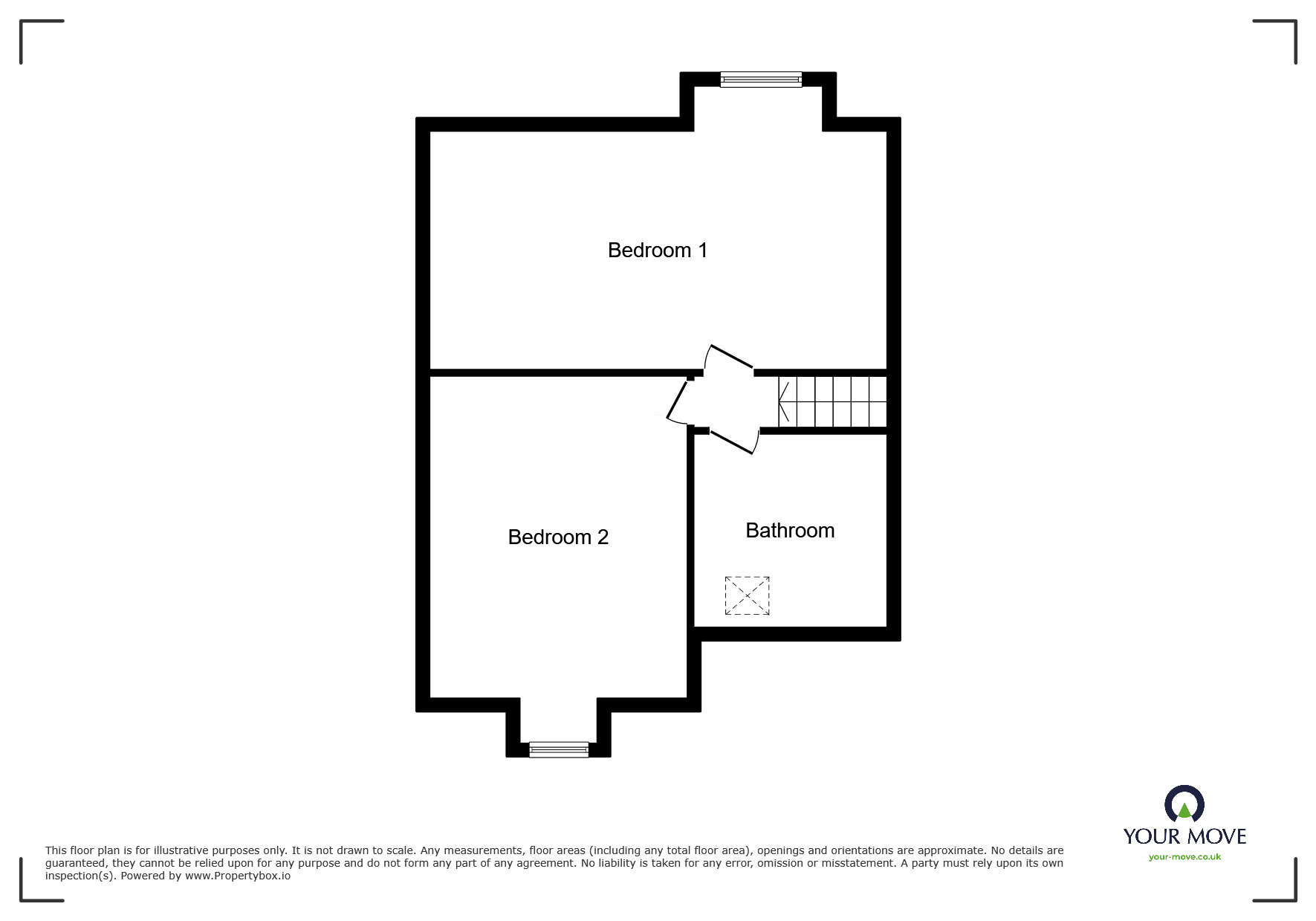 Floorplan of 1 bedroom  Room to rent, Spring Grove, Bapchild, Kent, ME10
