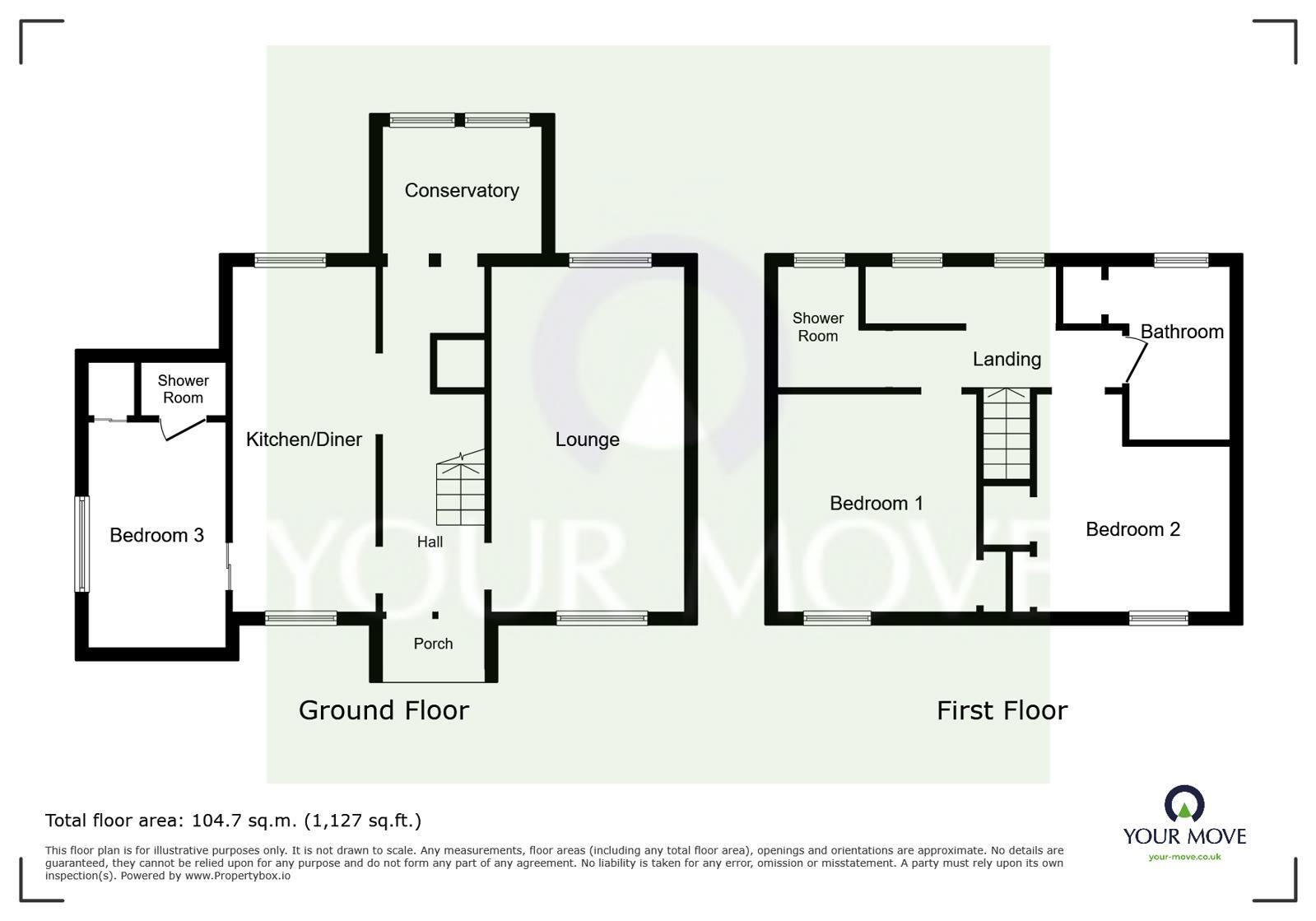 Floorplan of 4 bedroom Semi Detached House to rent, Dean Road, Sittingbourne, Kent, ME10
