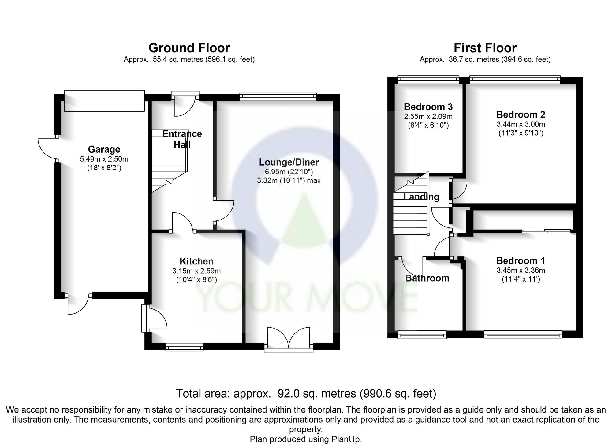Floorplan of 3 bedroom Detached House to rent, Snead Close, Stafford, ST16