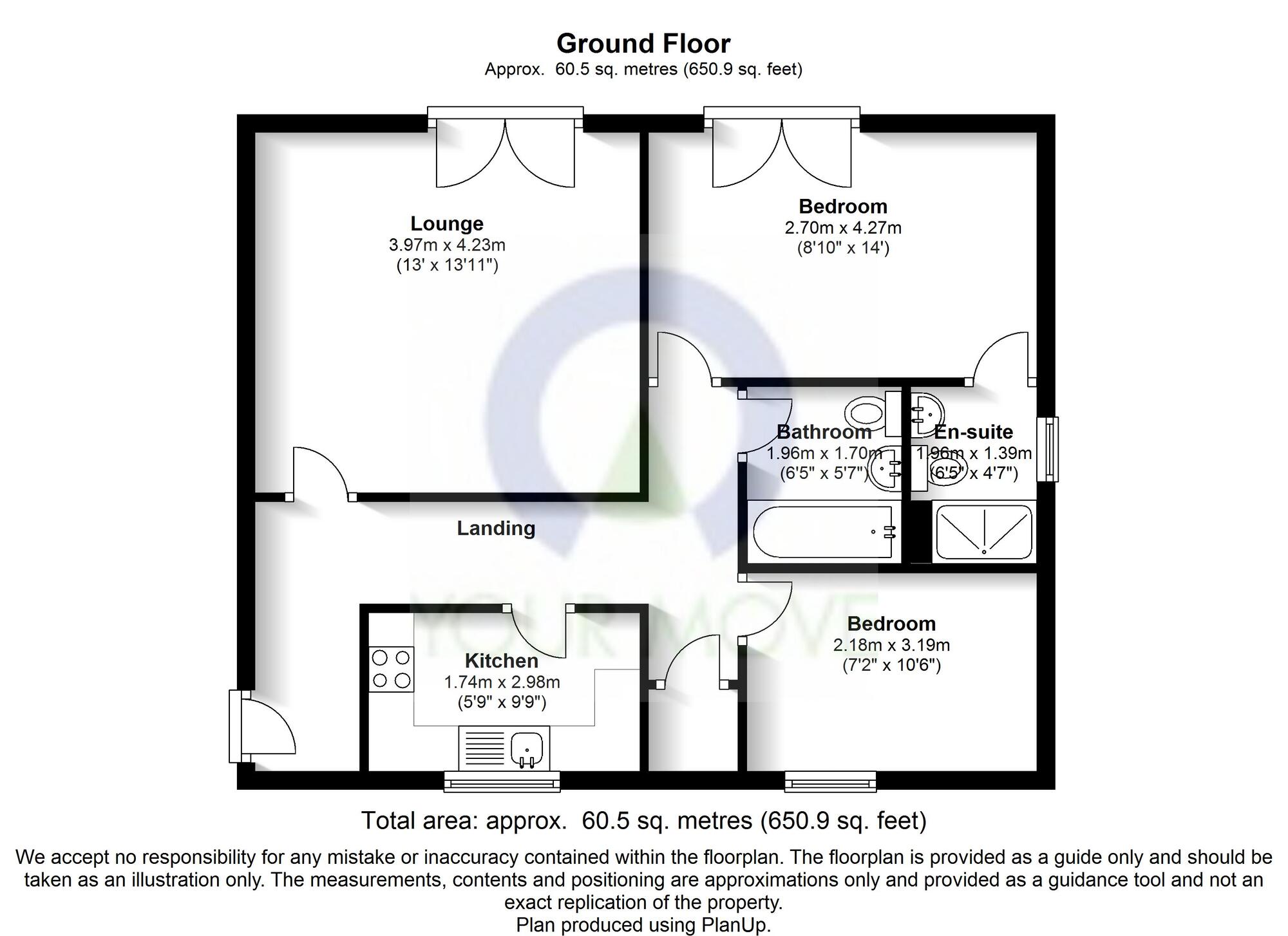 Floorplan of 2 bedroom  Flat to rent, Marsh House Marsh Street, Stafford, ST16