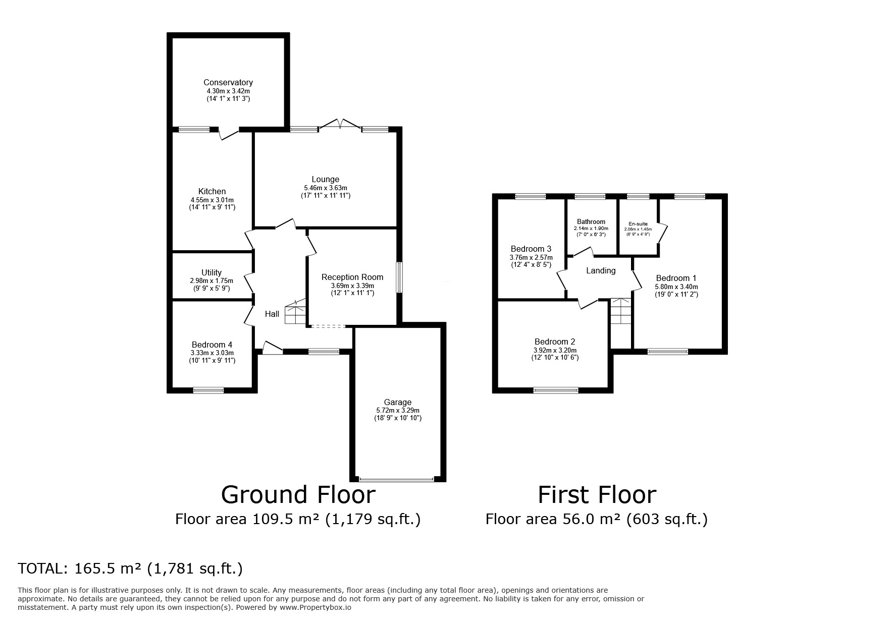 Floorplan of 4 bedroom Detached House for sale, Queenborough Drive, Minster on Sea, Kent, ME12