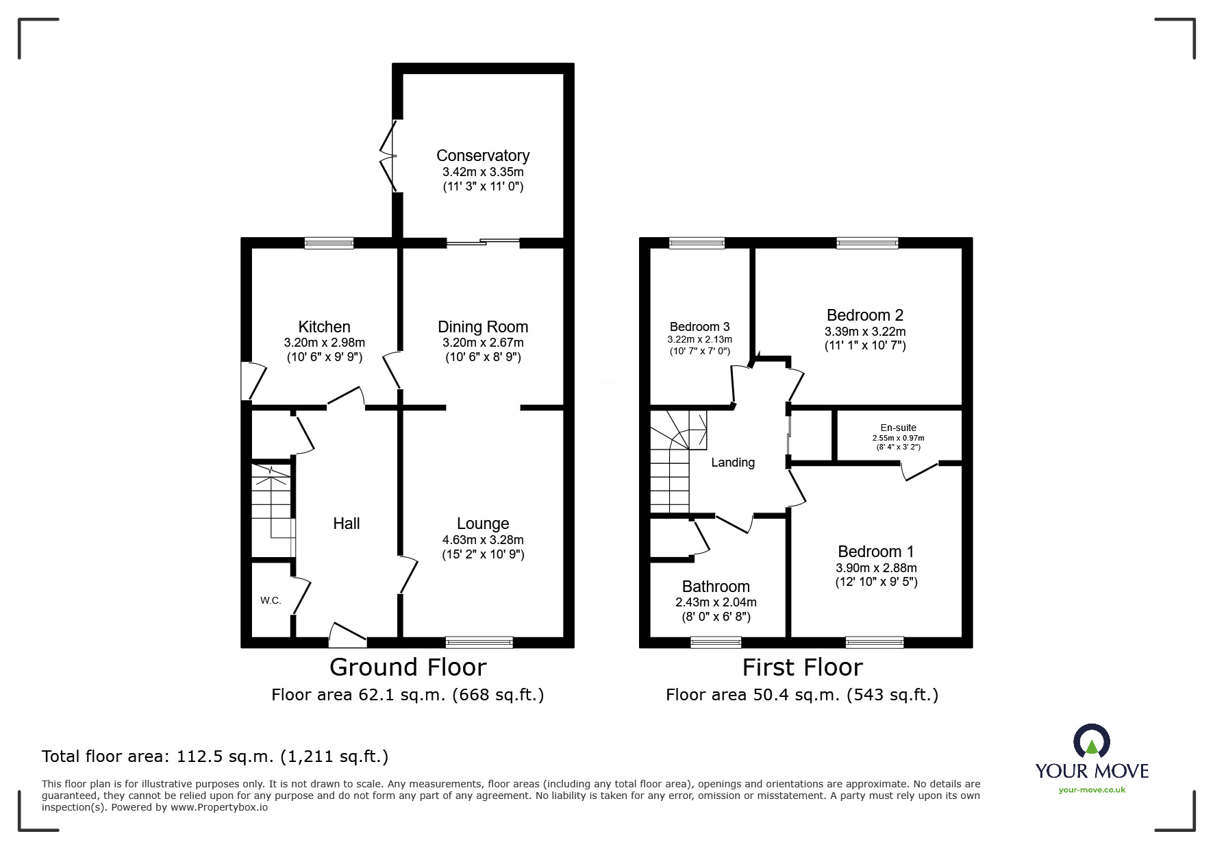 Floorplan of 3 bedroom Detached House for sale, Appleford Drive, Minster on Sea, Kent, ME12