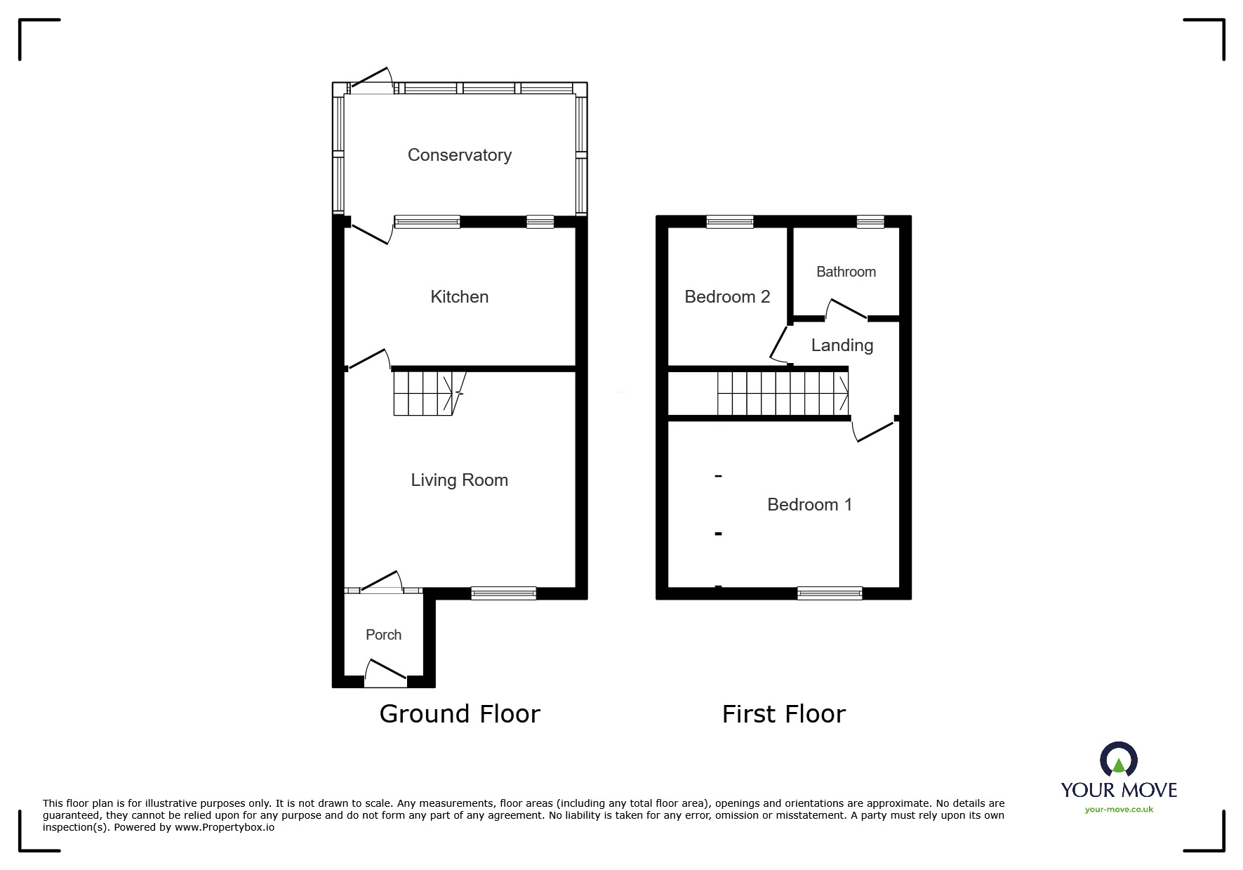 Floorplan of 2 bedroom End Terrace House for sale, Barton Hill Drive, Minster on Sea, Kent, ME12