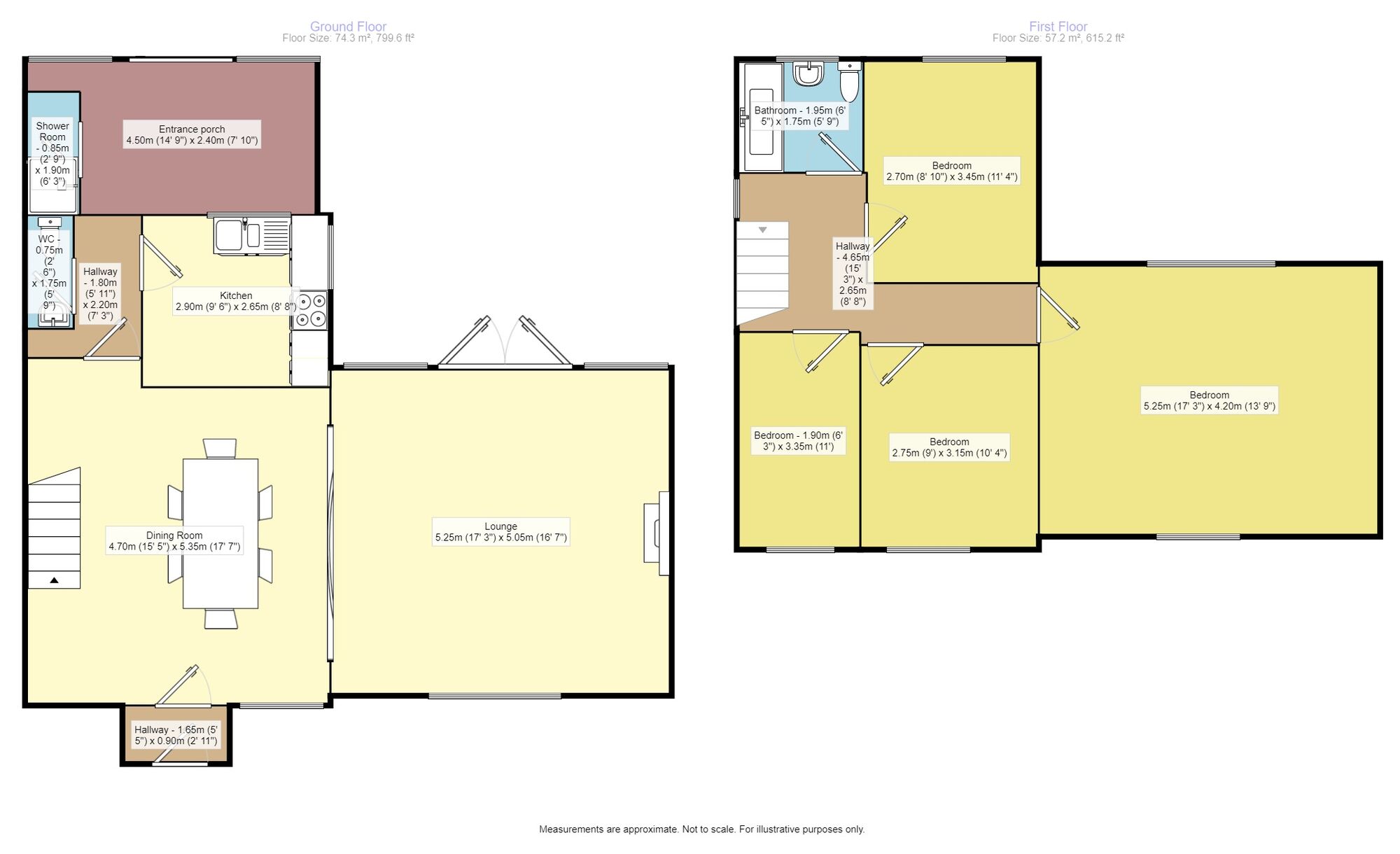 Floorplan of 4 bedroom Detached House for sale, Albert Road, Stechford, West Midlands, B33