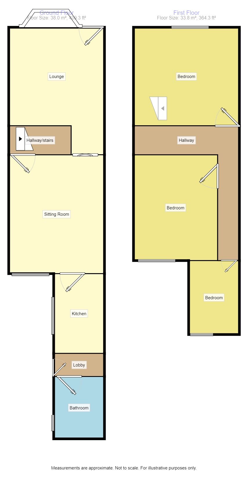 Floorplan of 3 bedroom Mid Terrace House for sale, Pretoria Road, Birmingham, West Midlands, B9