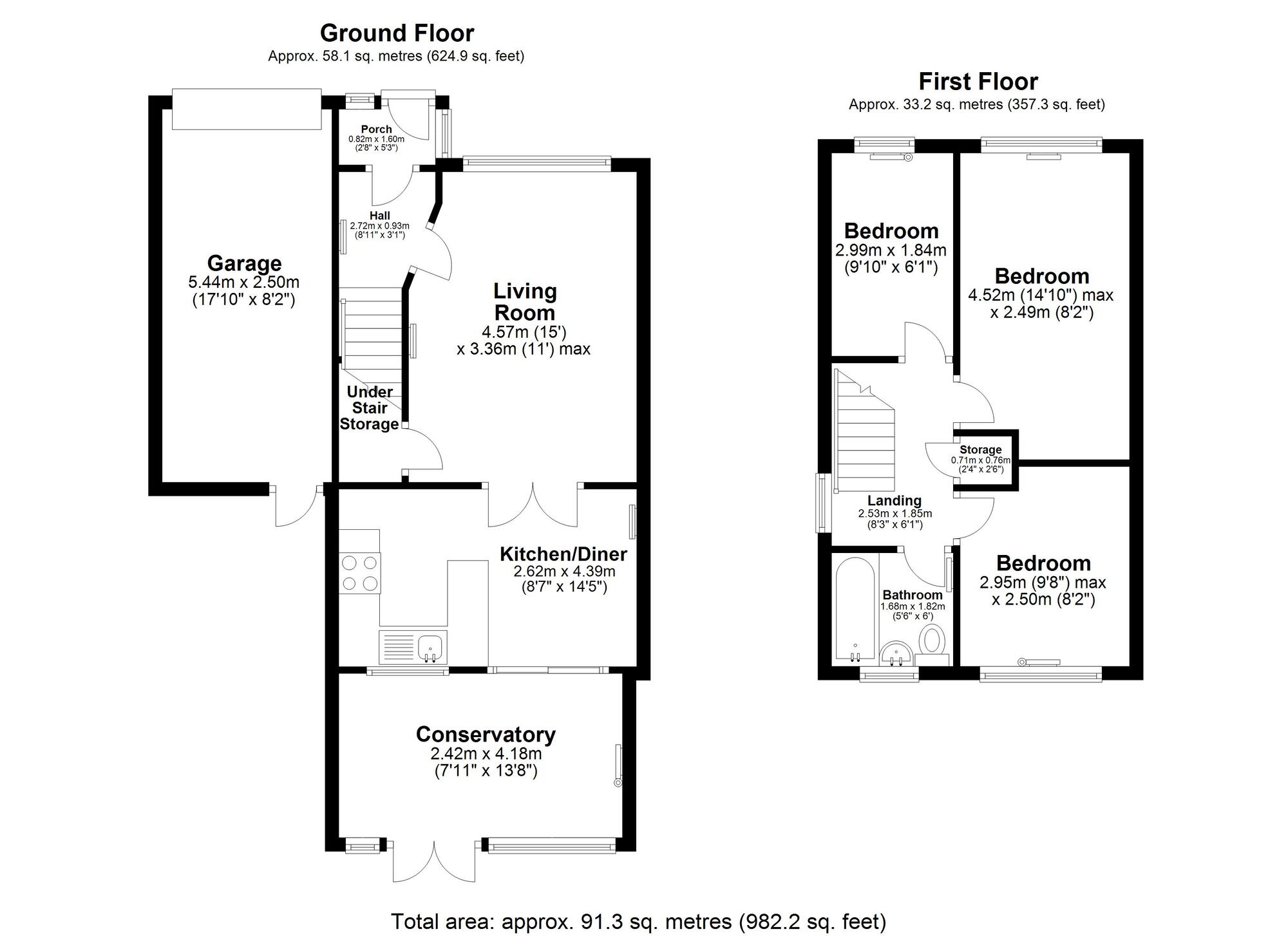 Floorplan of 3 bedroom Detached House for sale, Beechcroft Road, Birmingham, West Midlands, B36