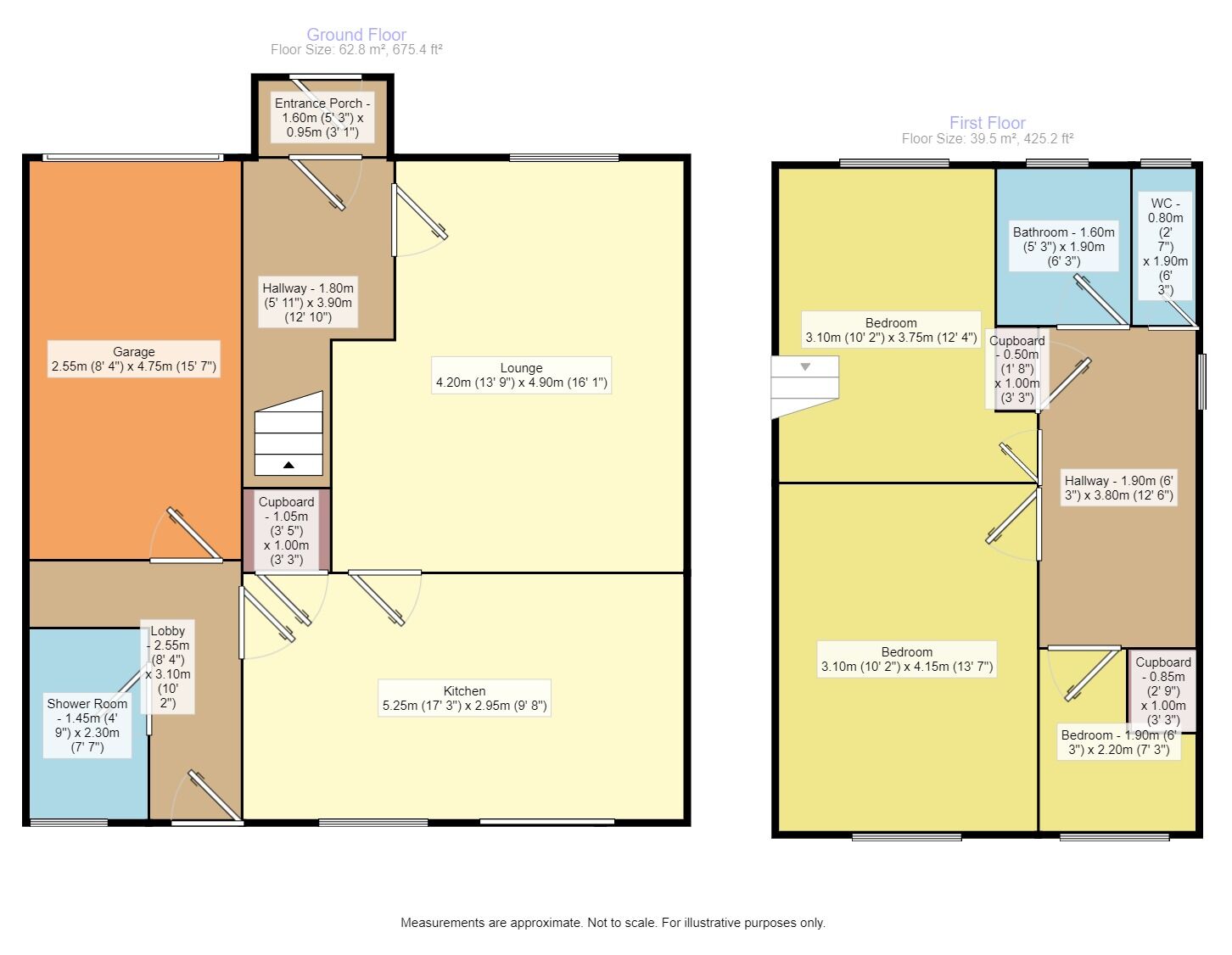 Floorplan of 3 bedroom Semi Detached House for sale, Little Bromwich Road, Birmingham, West Midlands, B9
