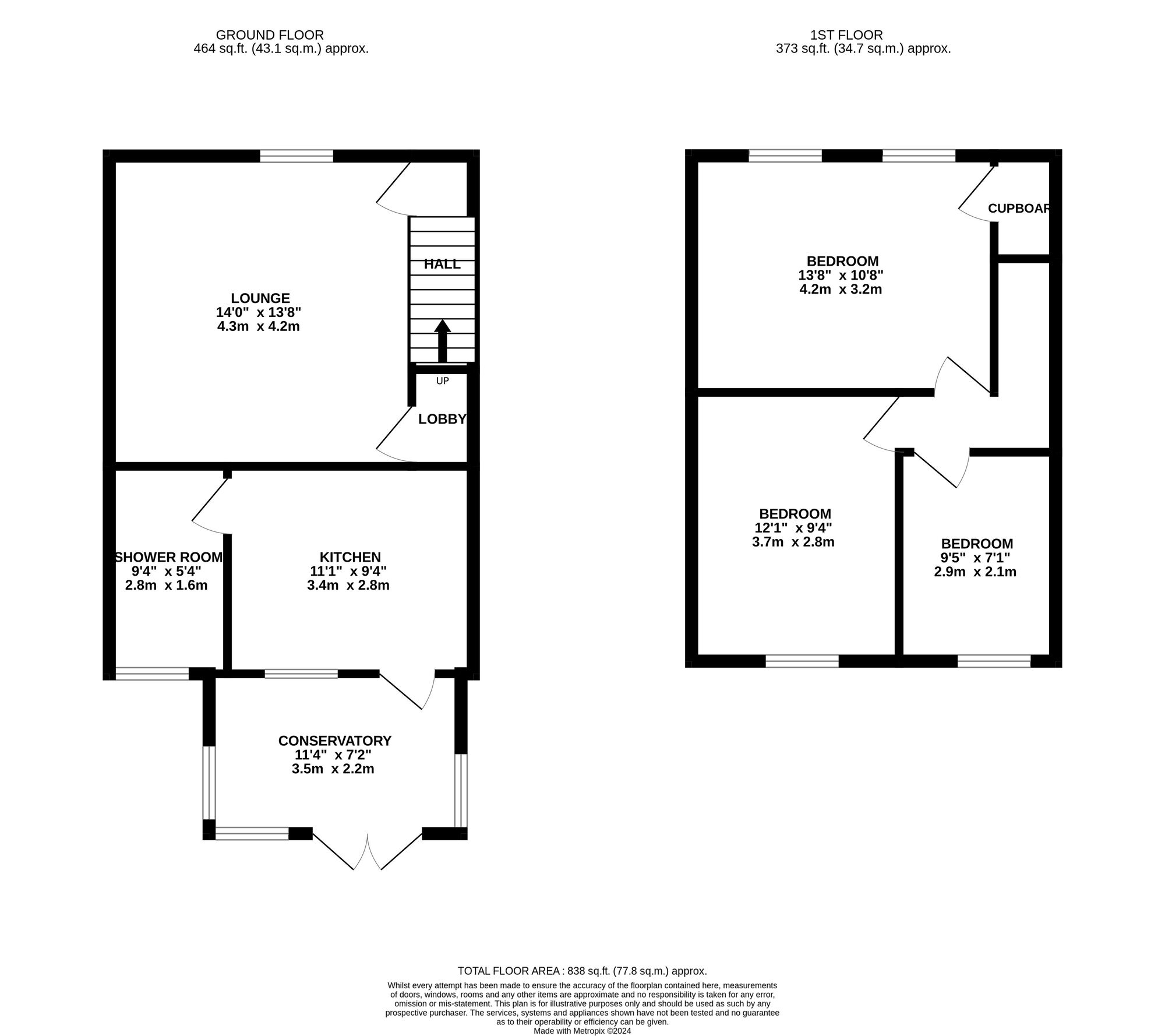 Floorplan of 3 bedroom End Terrace House for sale, Wardend Road, Birmingham, West Midlands, B8