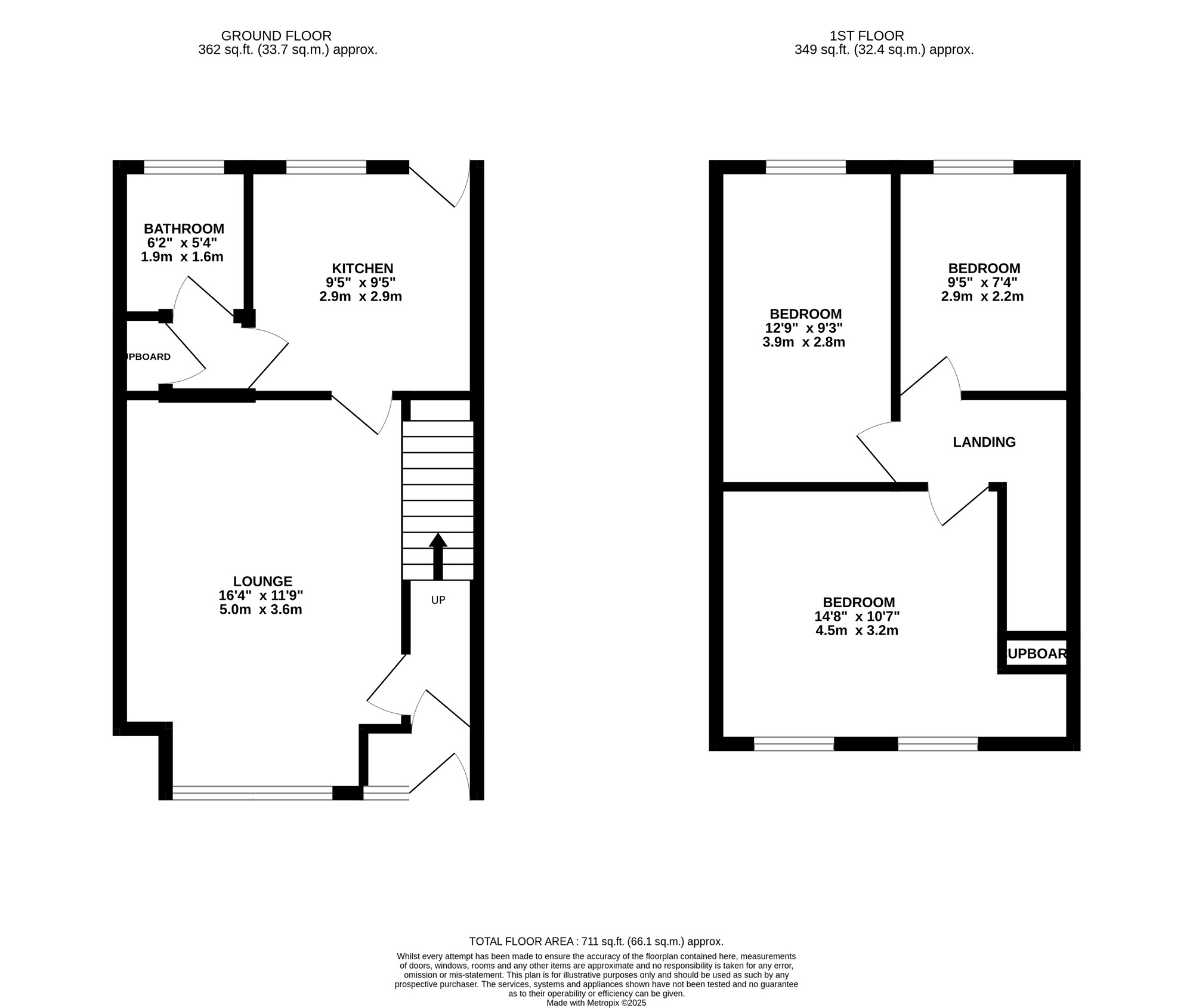 Floorplan of 3 bedroom Mid Terrace House for sale, Burney Lane, Birmingham, West Midlands, B8