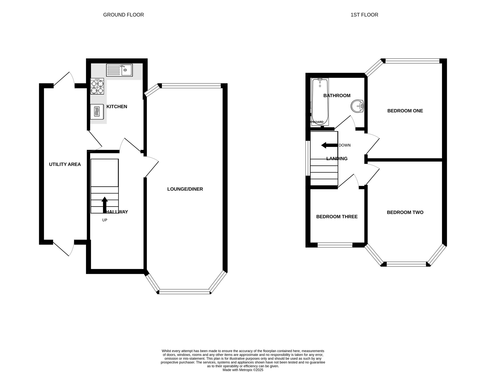 Floorplan of 3 bedroom Semi Detached House for sale, Wellsford Avenue, Solihull, West Midlands, B92