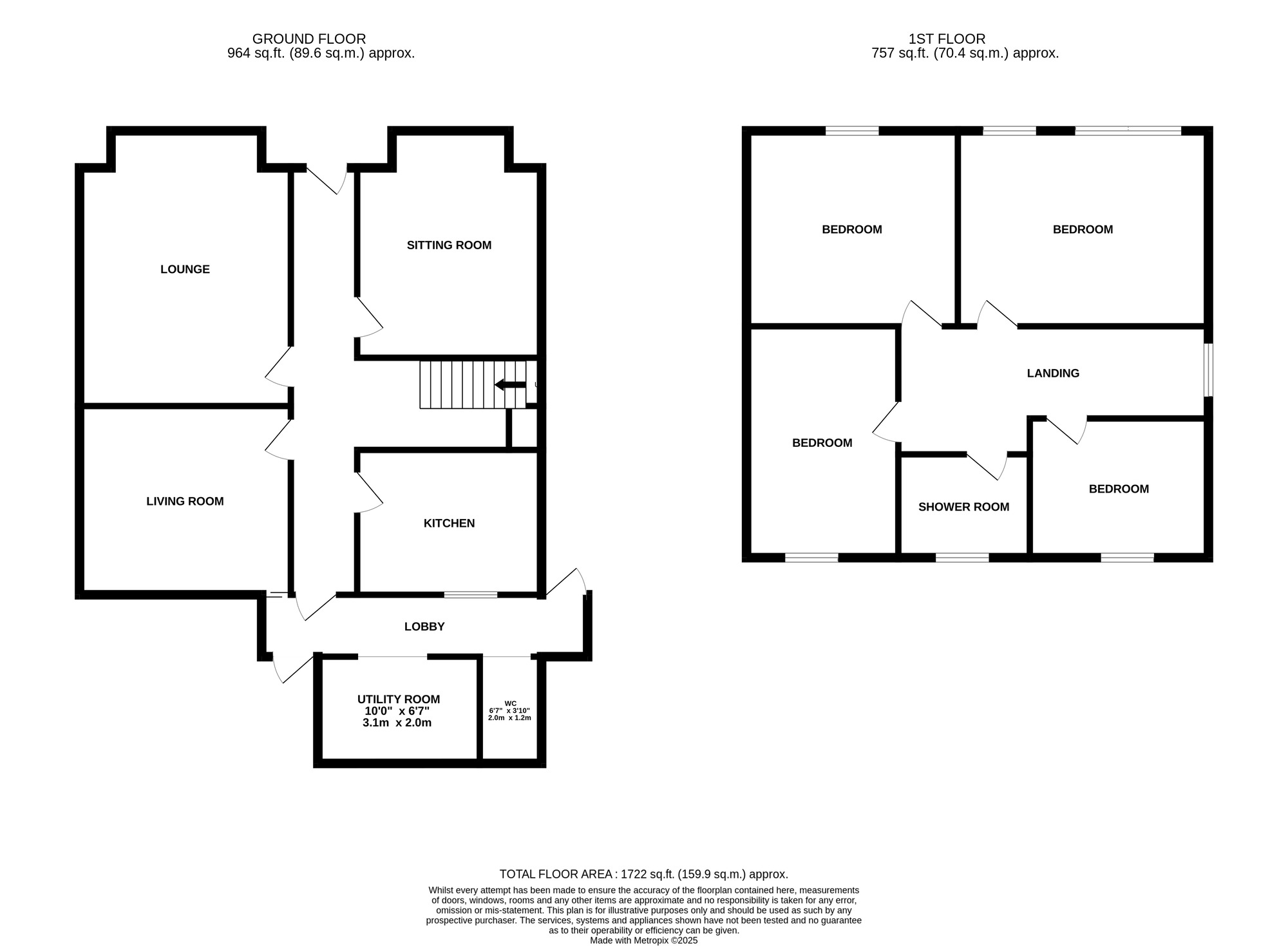 Floorplan of 4 bedroom Detached House for sale, Lyttelton Road, Stechford, West Midlands, B33