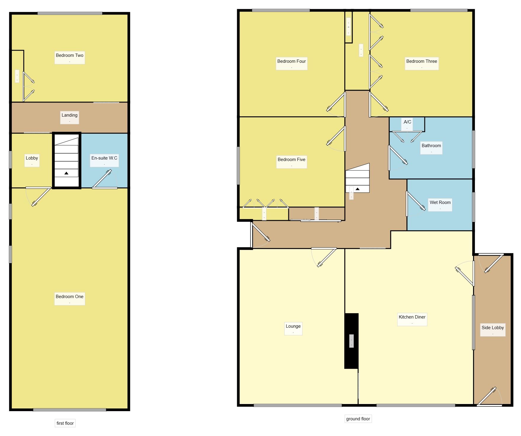 Floorplan of 5 bedroom Detached House for sale, Youlgrave Avenue, Sutton-on-Sea, Lincolnshire, LN12