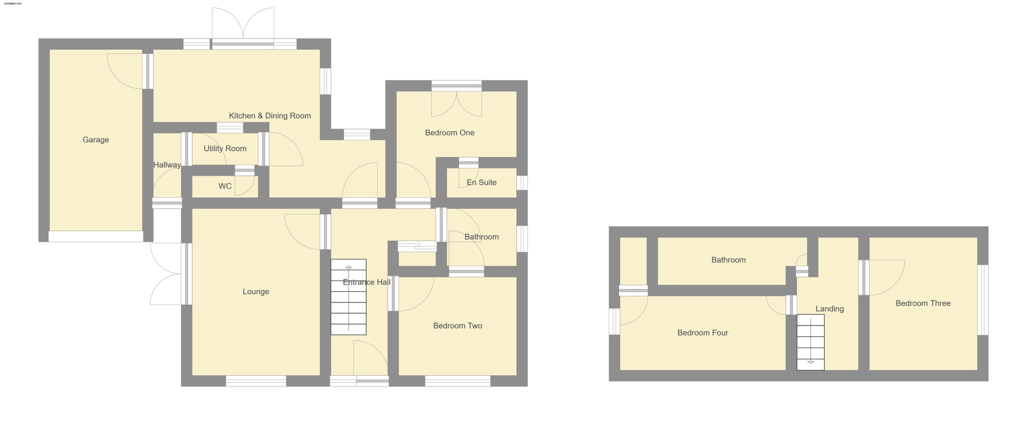 Floorplan of 4 bedroom Detached Bungalow for sale, Hogsthorpe Road, Mumby, Lincolnshire, LN13