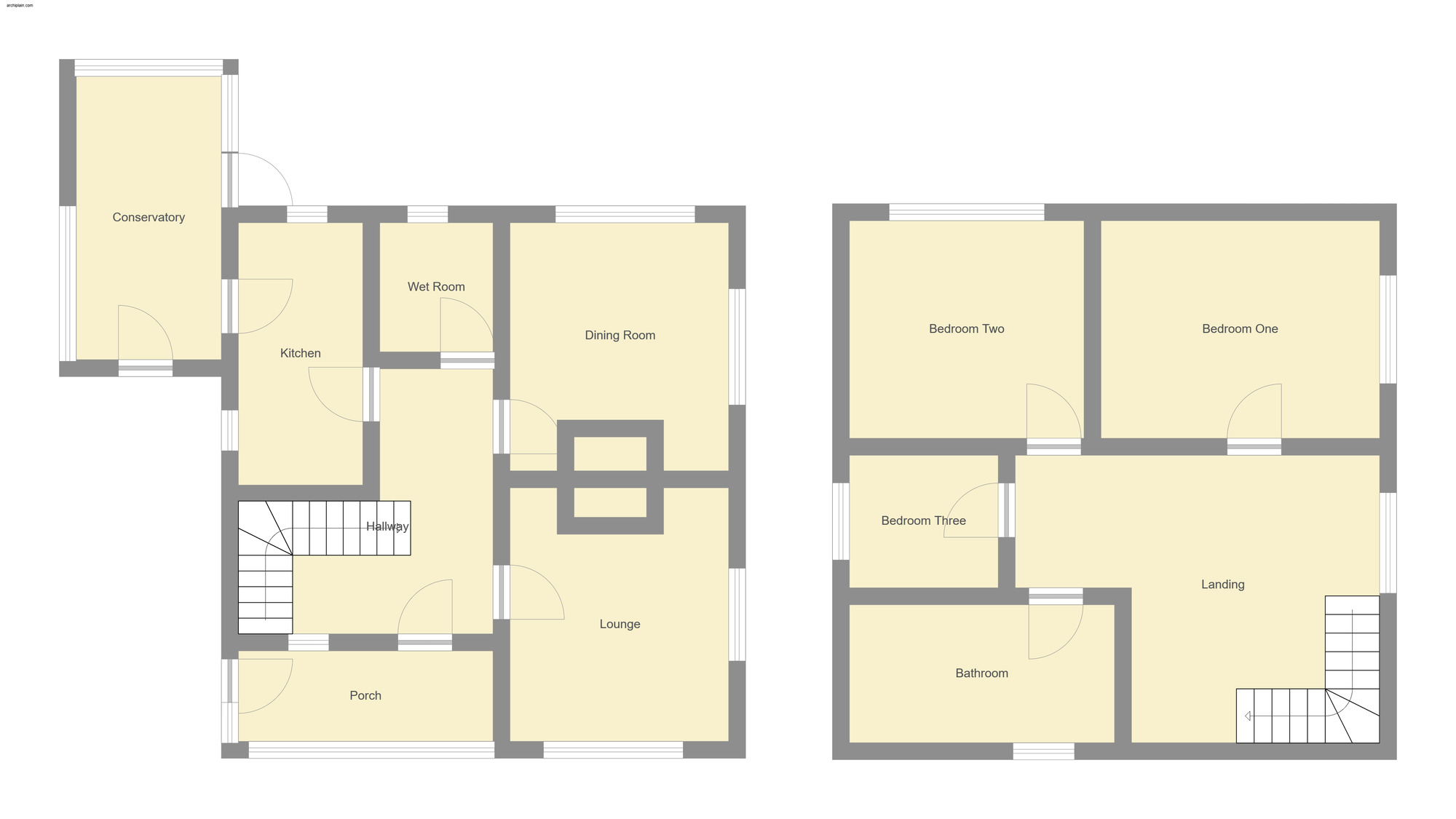 Floorplan of 3 bedroom Detached House for sale, The Boulevard, Mablethorpe, Lincolnshire, LN12