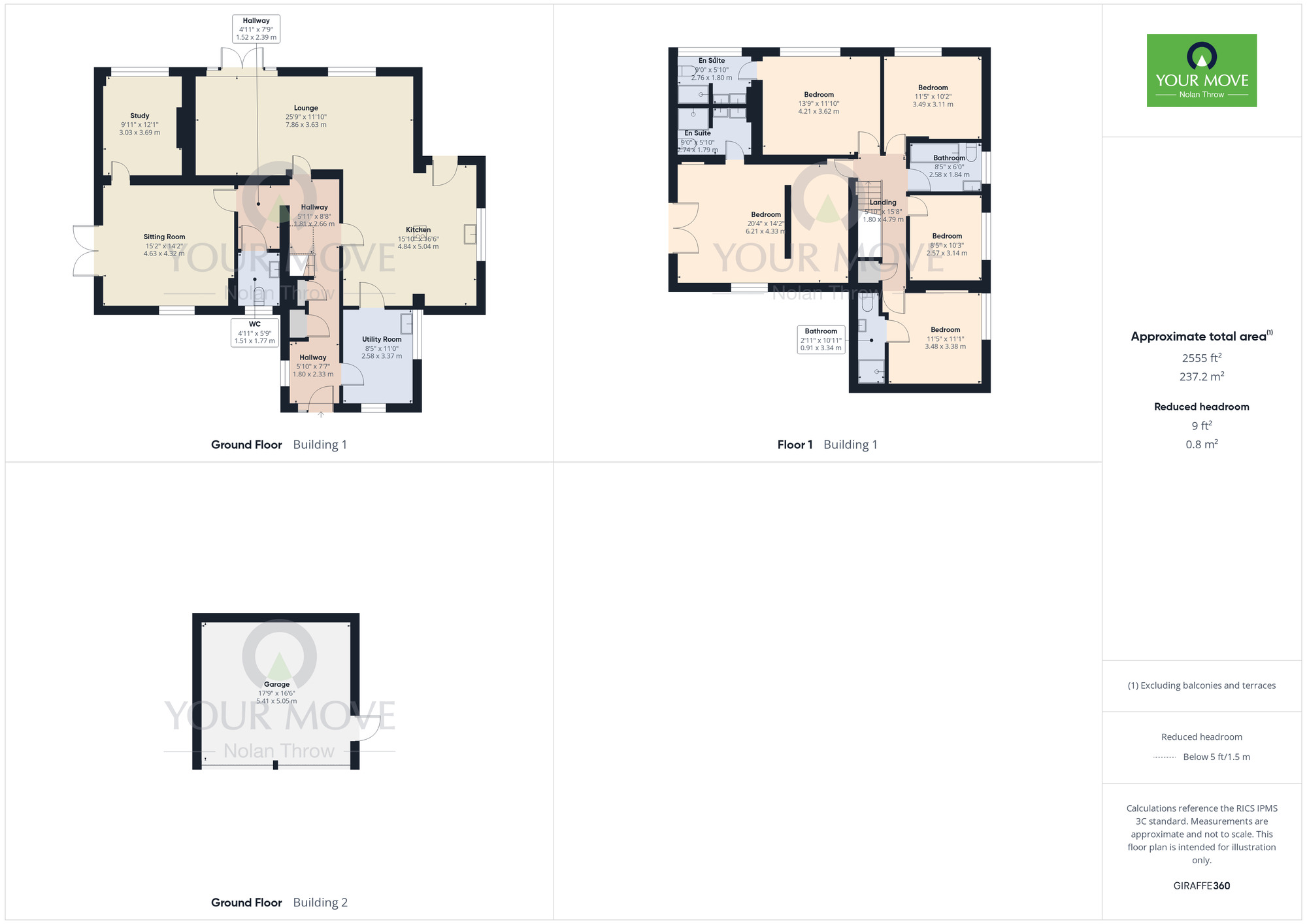 Floorplan of 5 bedroom Detached House to rent, Towcester Road, Litchborough, Northamptonshire, NN12