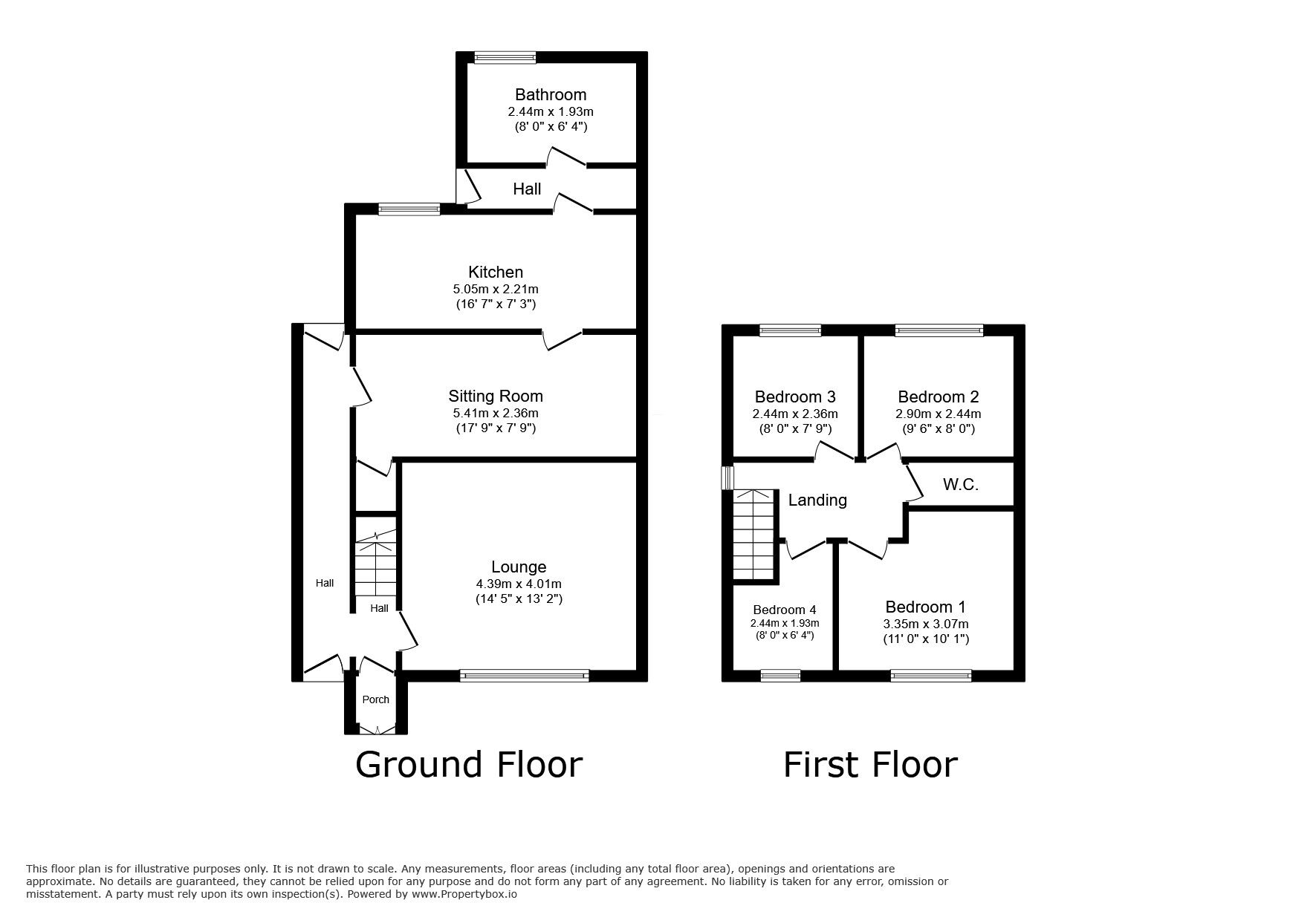 Floorplan of 4 bedroom Semi Detached House for sale, Clanway Street, Tunstall, Staffordshire, ST6