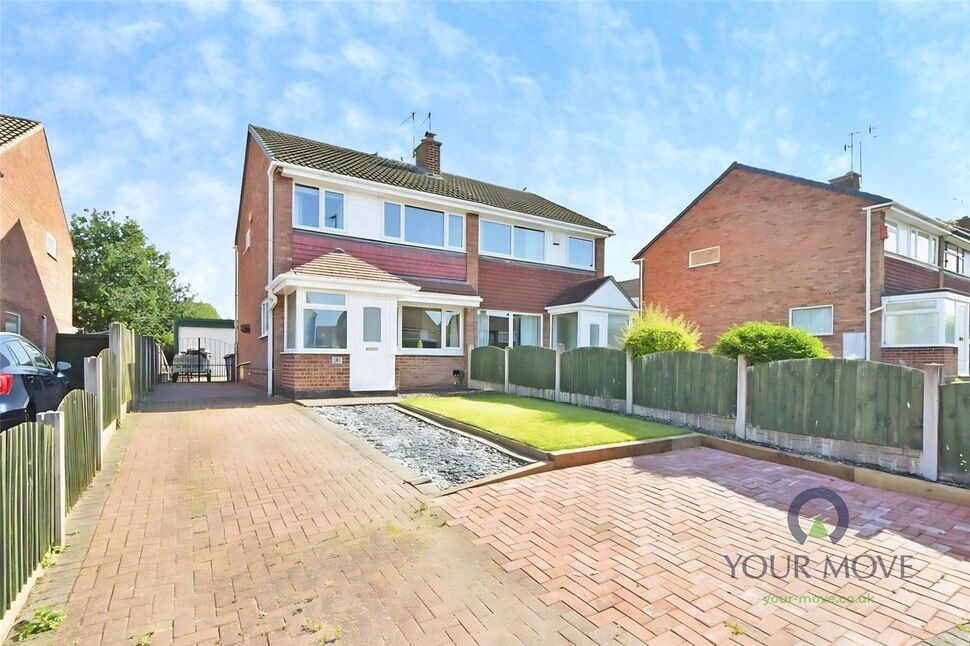 Main image of 3 bedroom Semi Detached House for sale, Barncroft Road, Chell Heath, Stoke-on-Trent, Staffordshire, ST6