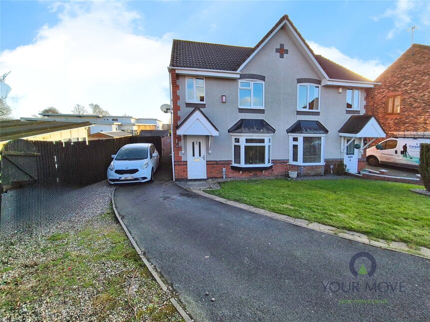 Main image of 3 bedroom Semi Detached House for sale, Cormie Close, Chell Heath, Stoke-on-Trent, Staffordshire, ST6