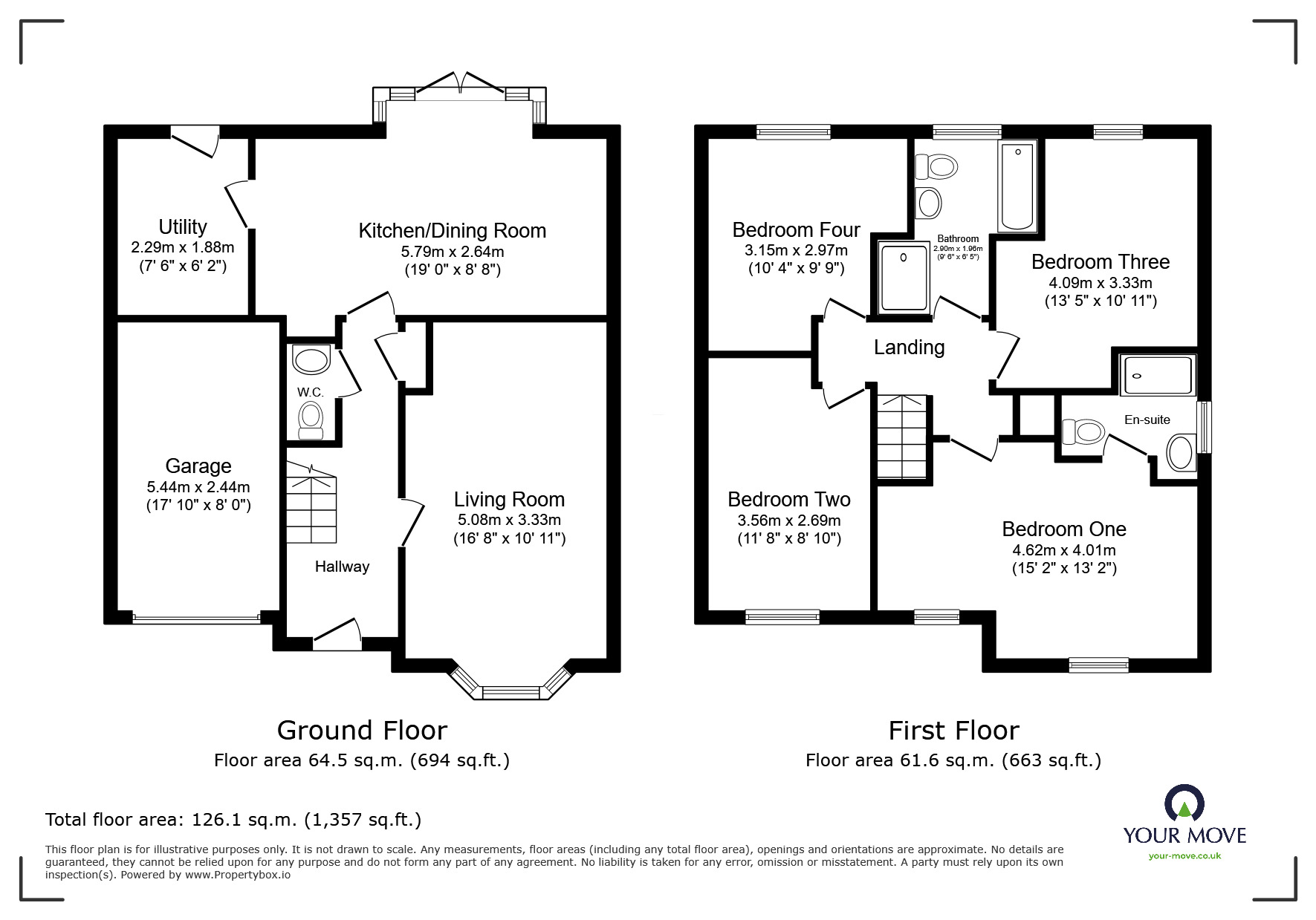 Floorplan of 4 bedroom Detached House for sale, Charles Bennion Road, Scholars Place, Cheshire East, ST7