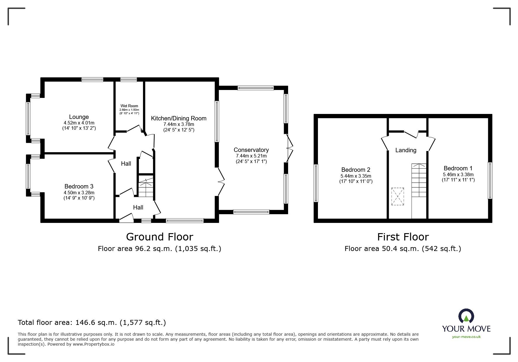 Floorplan of 3 bedroom Detached House for sale, Biddulph Road, Chell, Stoke-on-Trent, Staffordshire, ST6