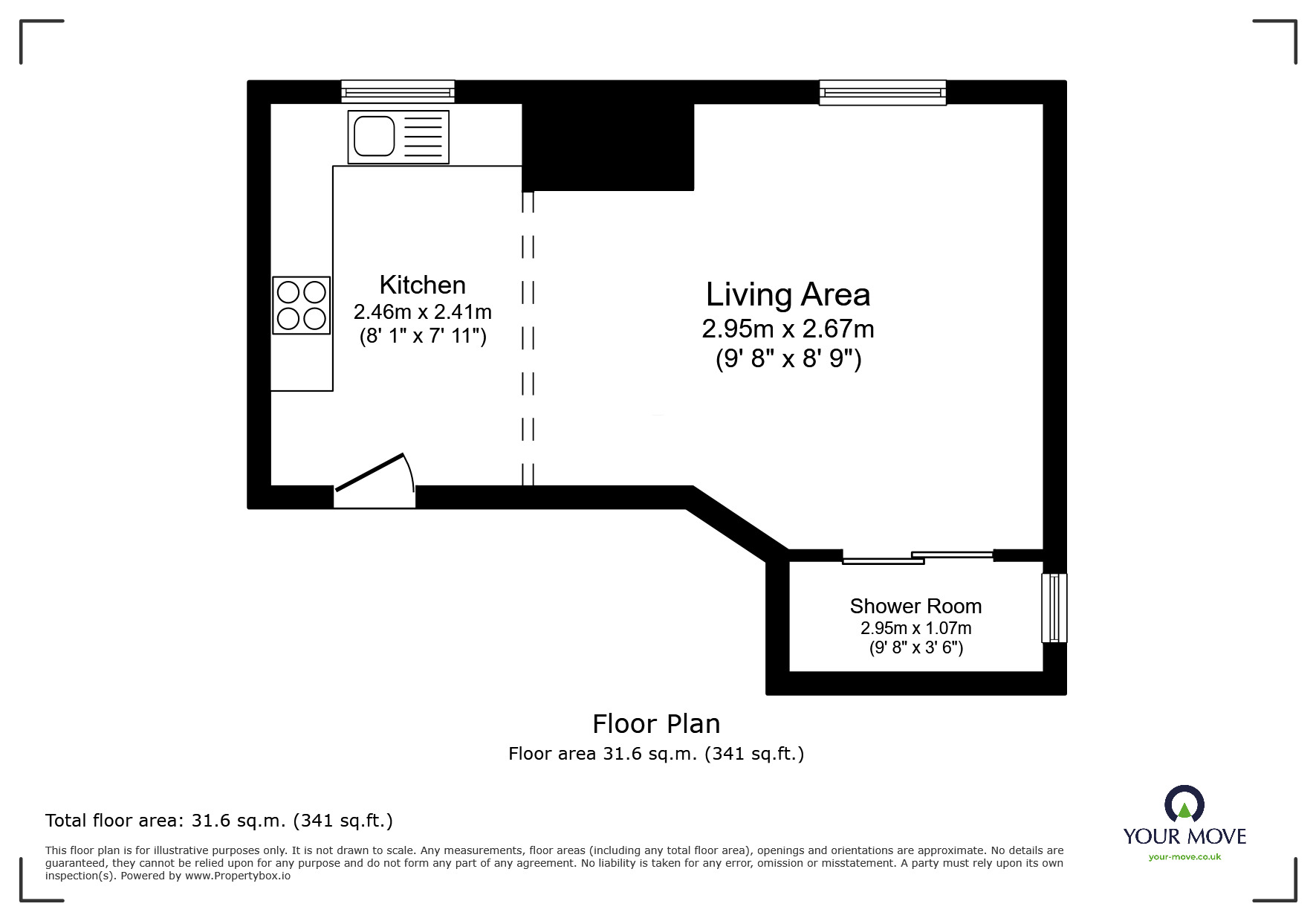 Floorplan of Room to rent, Market Place, Leek, Staffordshire, ST13