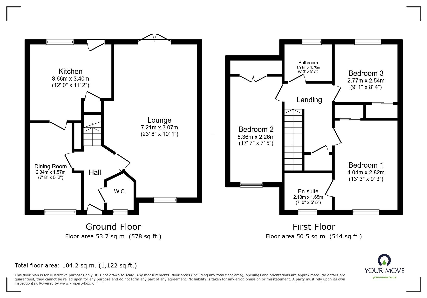 Floorplan of 3 bedroom Detached House to rent, Bethell Road, Sneyd Green, Stoke-on-Trent, Staffordshire, ST1