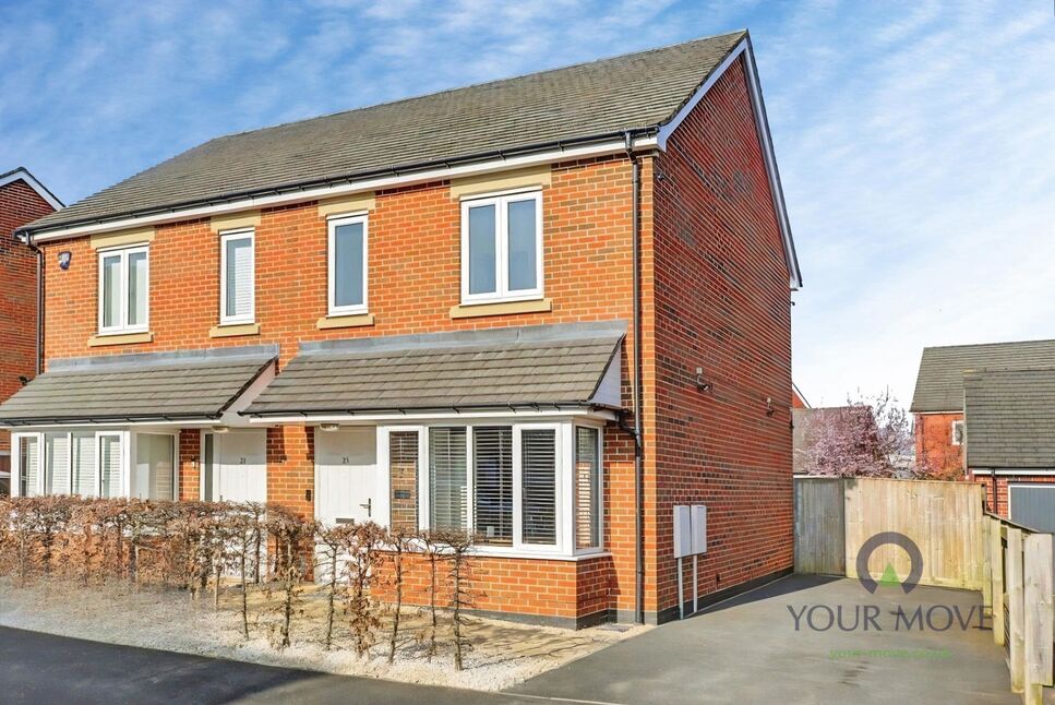 Main image of 2 bedroom Semi Detached House for sale, Headstock Drive, Castle Gresley, Derbyshire, DE11