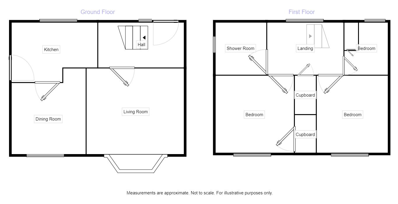 Floorplan of 3 bedroom Semi Detached House for sale, Knollbeck Avenue, Brampton, South Yorkshire, S73