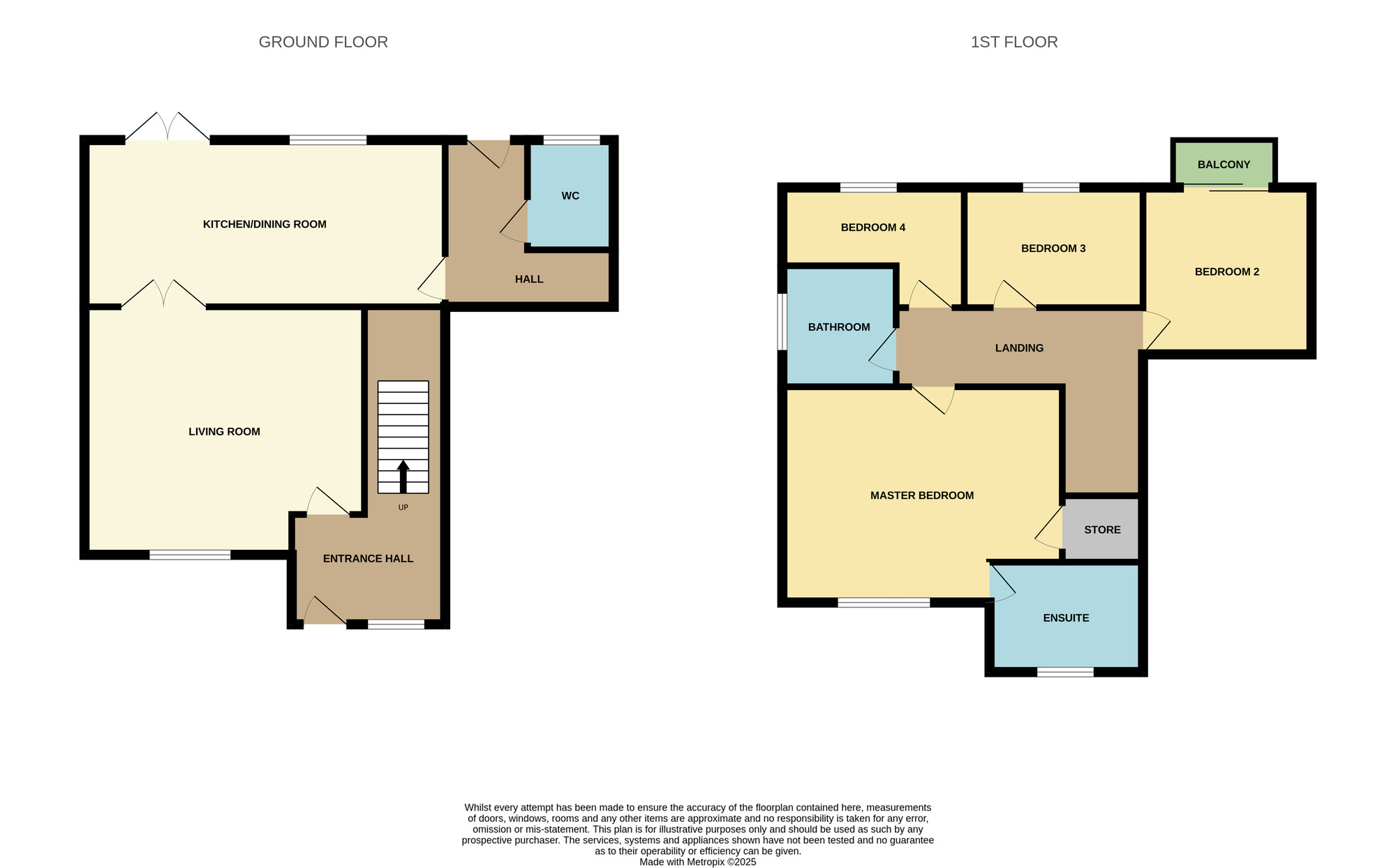 Floorplan of 4 bedroom Semi Detached House for sale, Doveside Drive, Darfield, South Yorkshire, S73