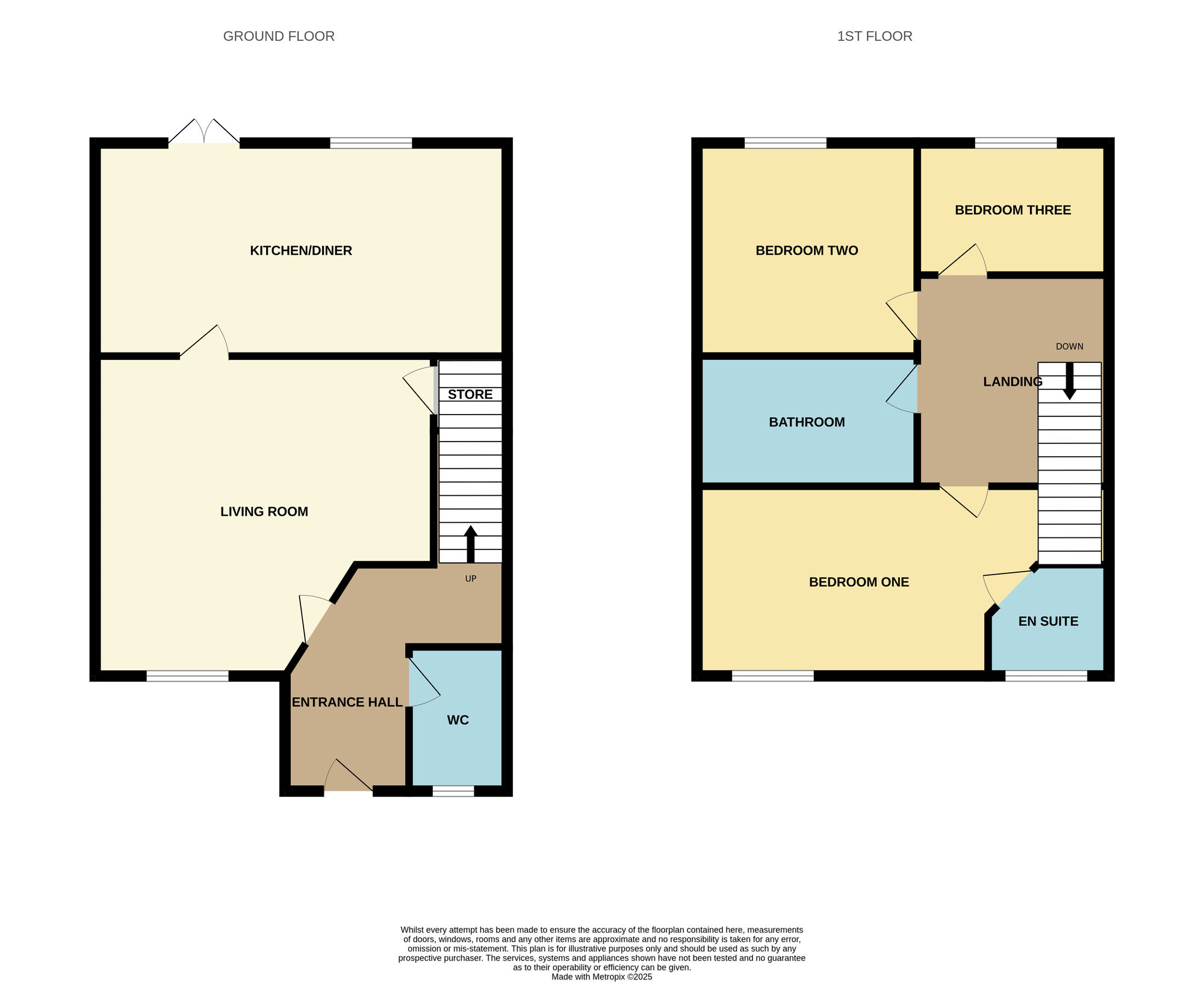 Floorplan of 3 bedroom End Terrace House for sale, Rookery View, Barnsley, South Yorkshire, S70