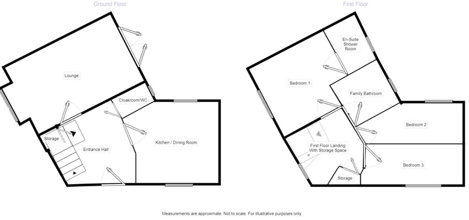 Floorplan of 3 bedroom House for sale, Wells Lane, Wombwell, Barnsley, S73