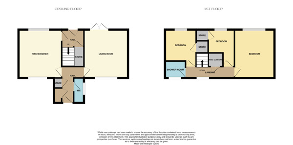Floorplan of 3 bedroom Detached House for sale, Wingfield Road, Rotherham, South Yorkshire, S61