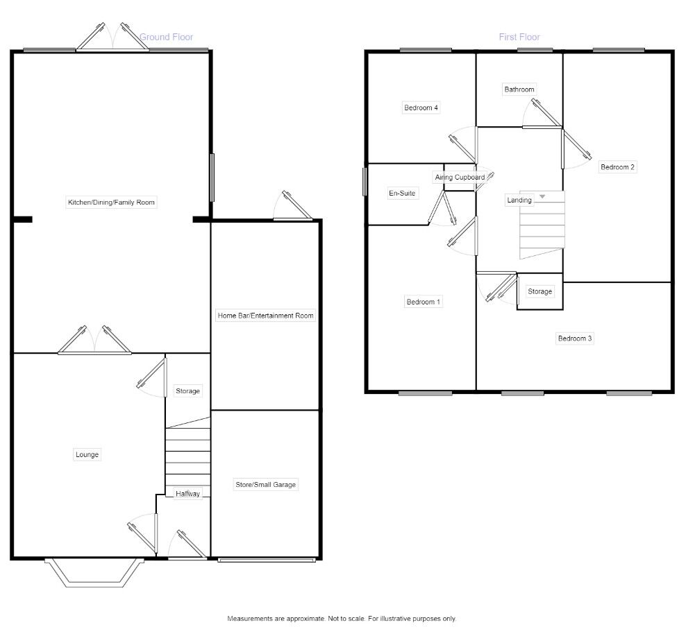 Floorplan of 4 bedroom Detached House to rent, Haigh Court, Brampton Bierlow, South Yorkshire, S63
