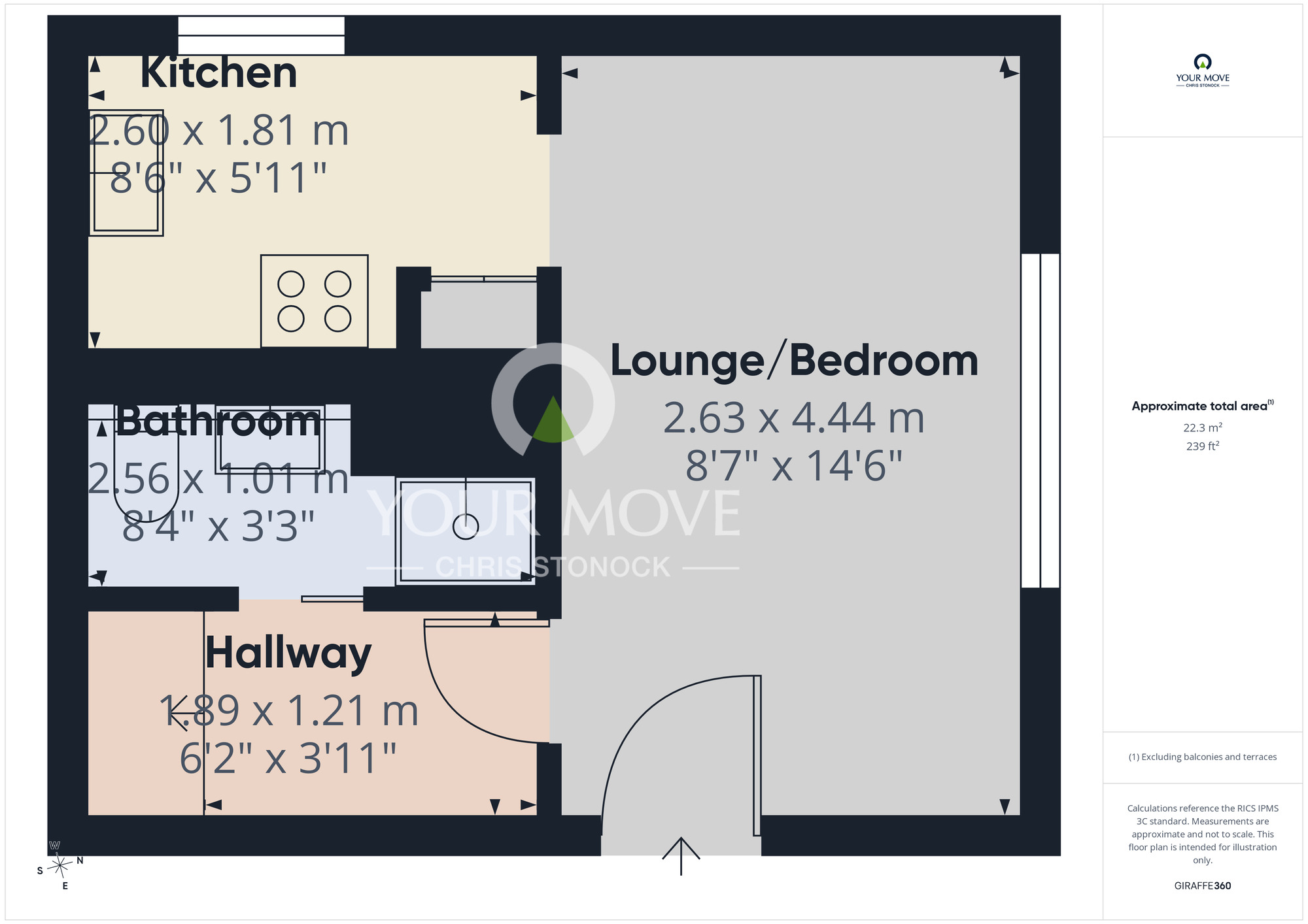 Floorplan of Flat to rent, Aldeburgh Avenue, Newcastle Upon Tyne, NE15