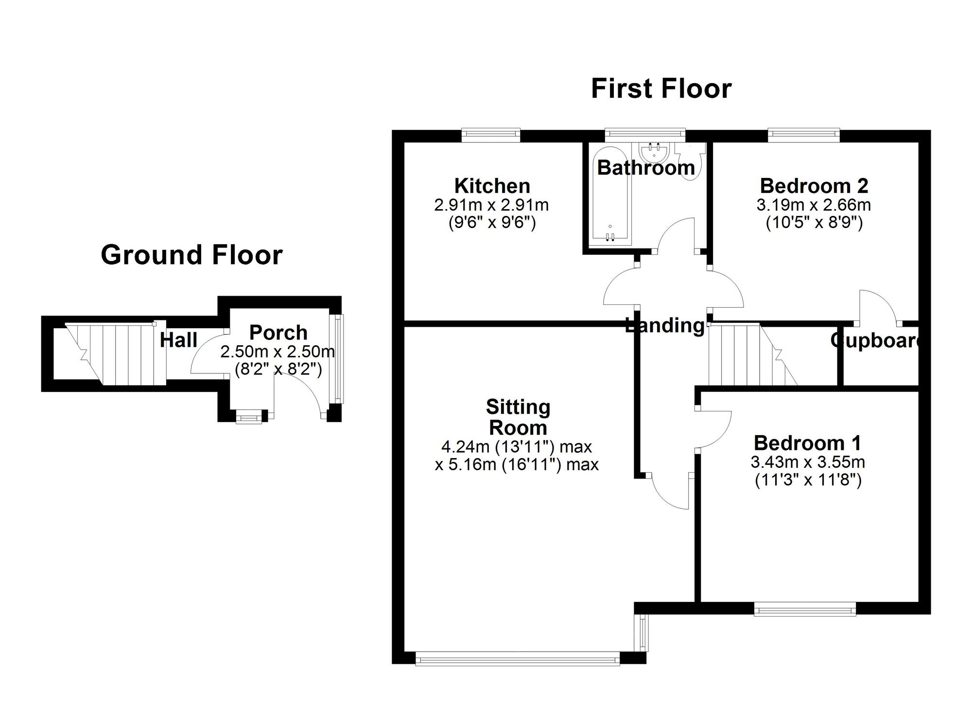 Floorplan of 2 bedroom  Flat for sale, Linbridge Drive, Newcastle upon Tyne, Tyne and Wear, NE5