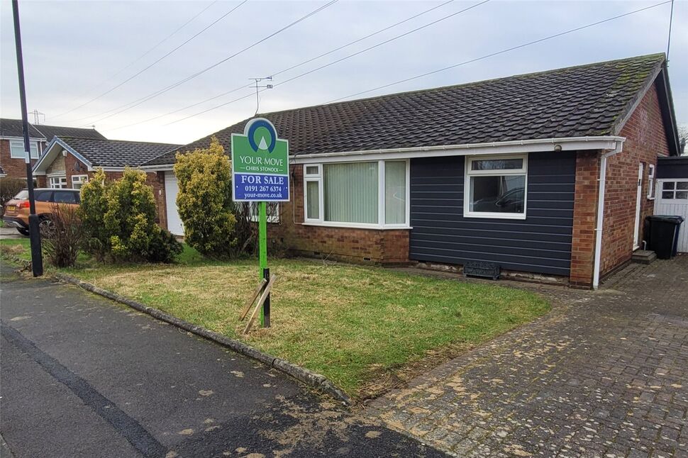 2 bedroom Semi Detached Bungalow for sale, Lupin Close, Newcastle upon