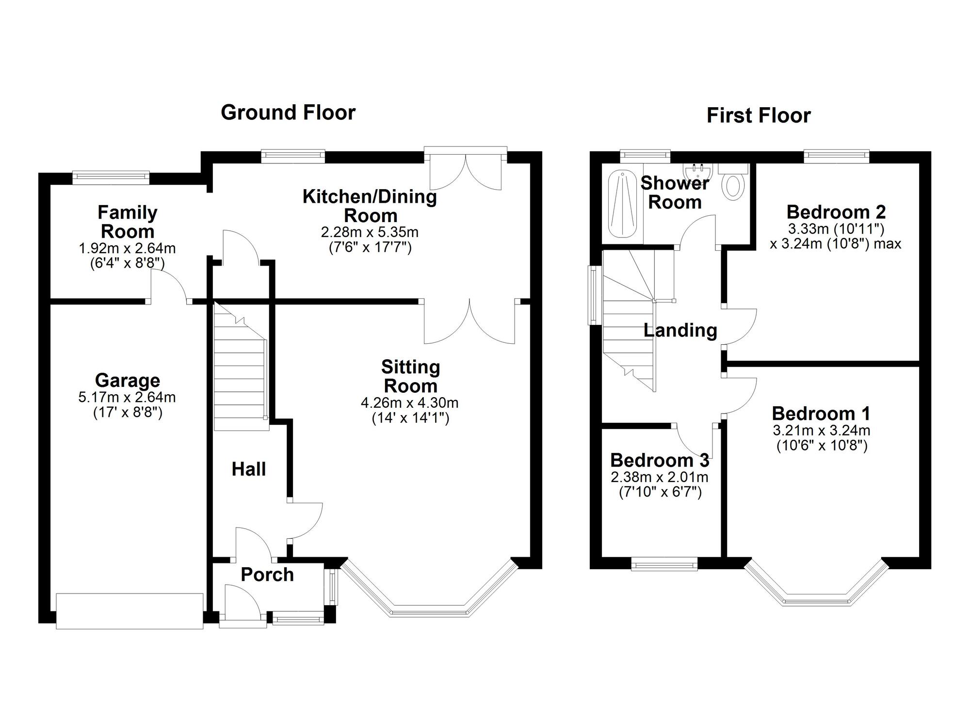 Floorplan of 3 bedroom Semi Detached House for sale, Chatsworth Gardens, Westerhope, Tyne and Wear, NE5
