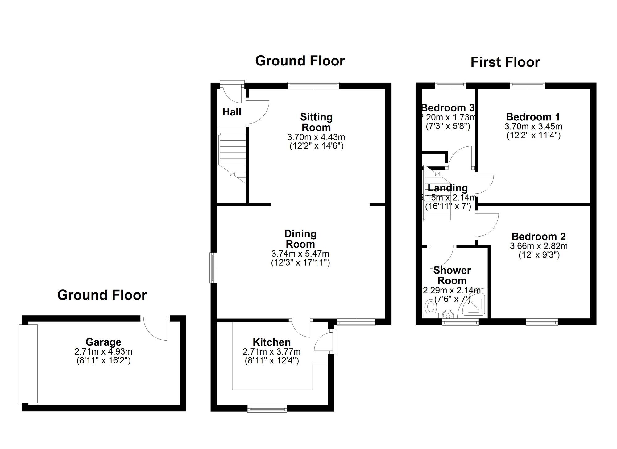 Floorplan of 3 bedroom End Terrace House for sale, Store Street, Newcastle upon Tyne, Tyne and Wear, NE15