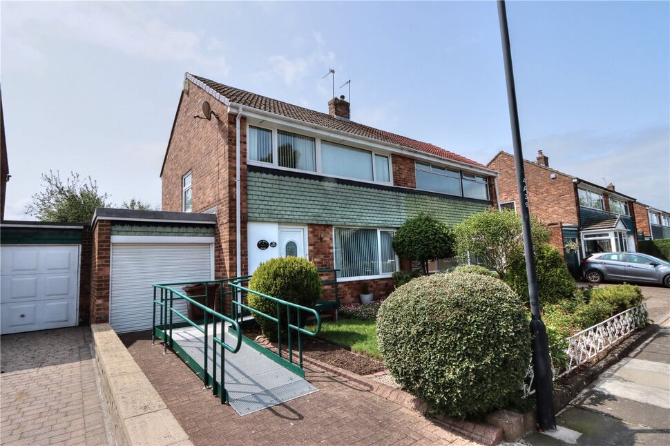 Main image of 3 bedroom Semi Detached House for sale, Aisgill Drive, Newcastle upon Tyne, Tyne and Wear, NE5