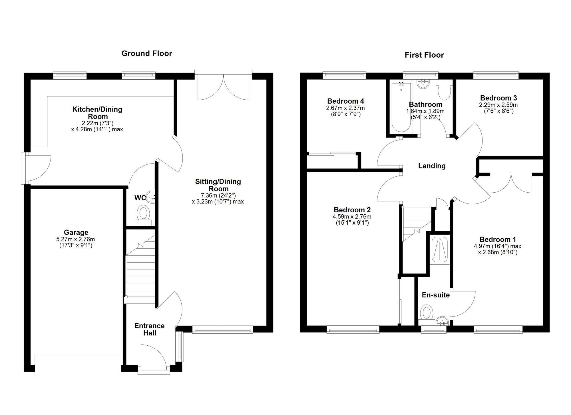 Floorplan of 4 bedroom Detached House for sale, Berrington Drive, Newcastle upon Tyne, Tyne and Wear, NE5