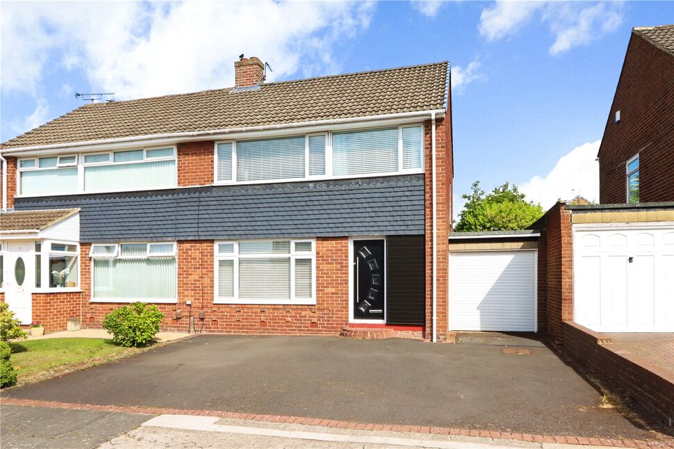 Main image of 3 bedroom Semi Detached House for sale, Broadstone Grove, Newcastle upon Tyne, Tyne and Wear, NE5