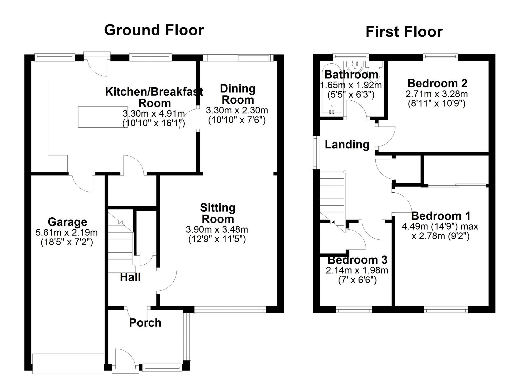Floorplan of 3 bedroom Semi Detached House for sale, Kearton Avenue, Newcastle upon Tyne, Tyne and Wear, NE5